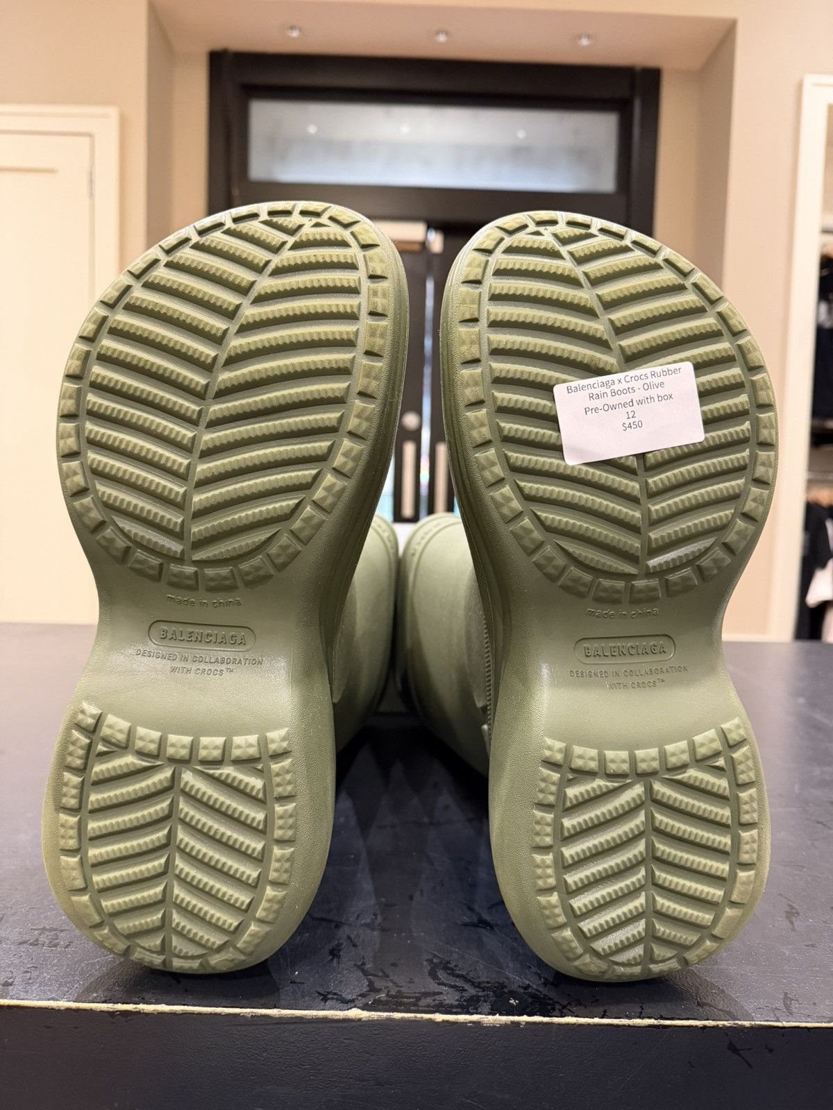 Balenciaga Balenciaga X Crocs Boot - Green Size US 12 / EU 45 - 5 Thumbnail