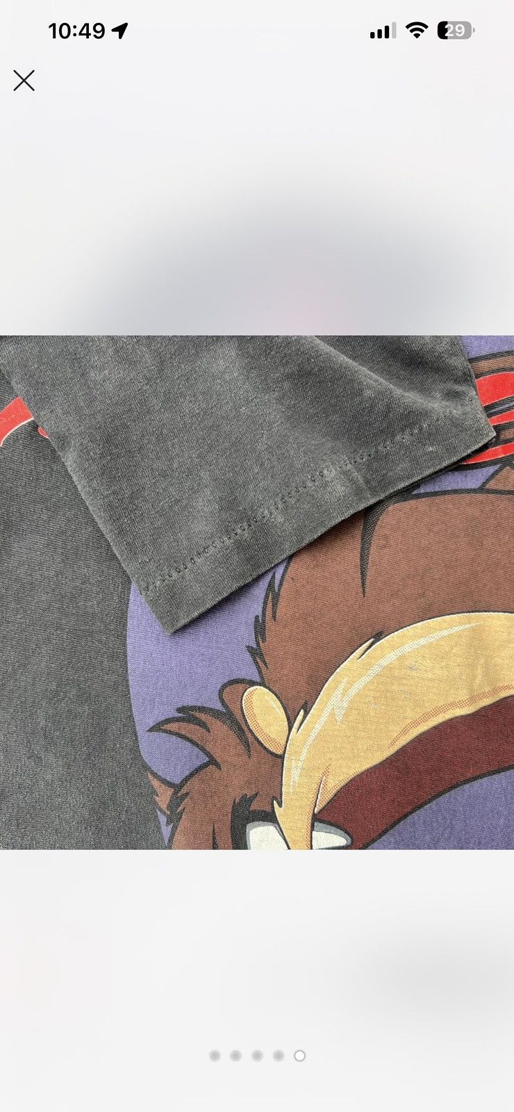 Vintage Vintage 90s Taz tee Size US L / EU 52-54 / 3 - 5 Thumbnail