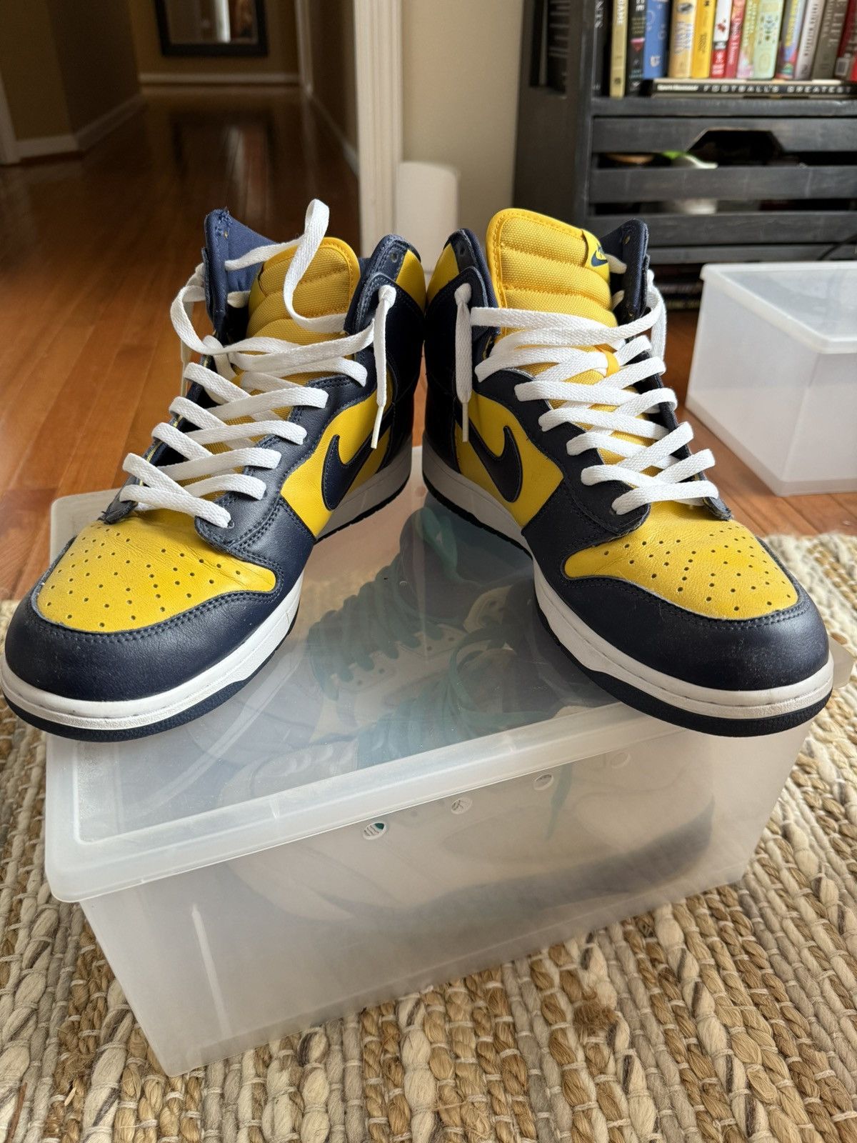 Nike Nike Dunk High Michigan size 13 Size US 13 / EU 46 - 5 Thumbnail
