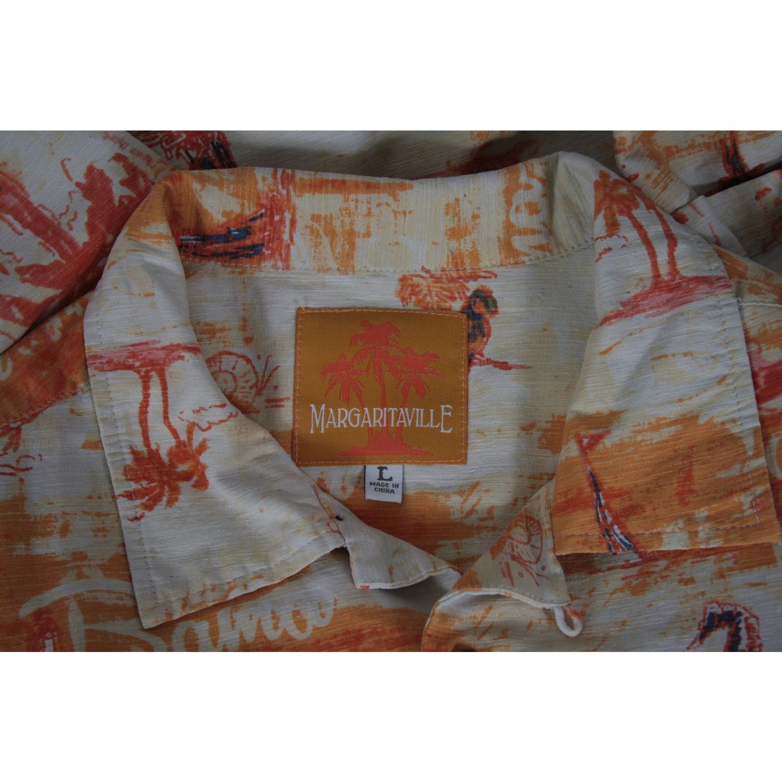 Vintage Mens Silk Hawaiian Shirt L Parrot Tropical Print Button Up Size US L / EU 52-54 / 3 - 6 Thumbnail
