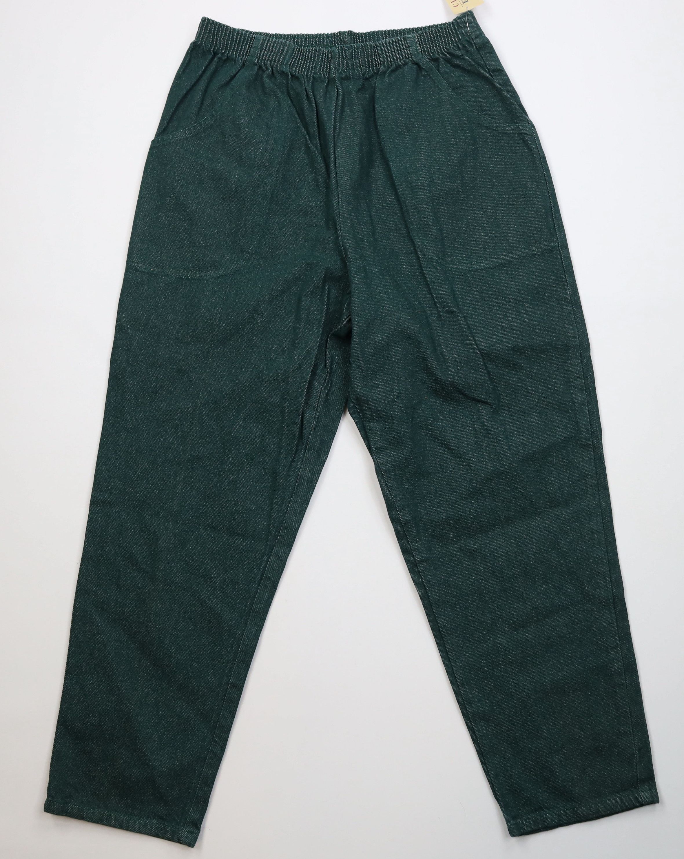 Vintage Deadstock Vintage 90s Streetwear Fit Denim Jeans Green USA Size 40" / US 18 - 1 Thumbnail