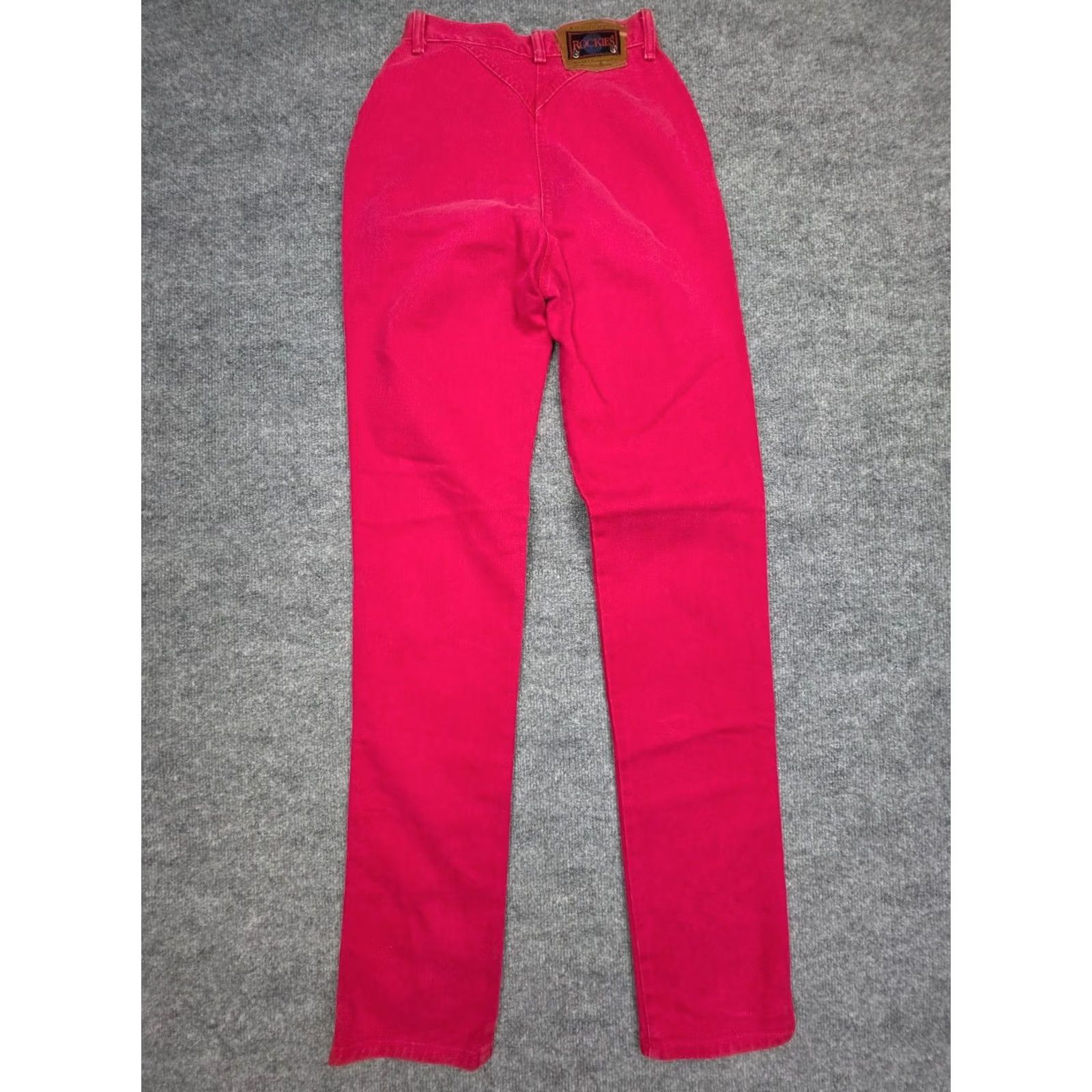 Vintage VINTAGE Rocky Mountain Rockies Pants 1 / 25 Red Twill High Rise Women's Size 25" / US 0 / IT 36 - 2 Thumbnail