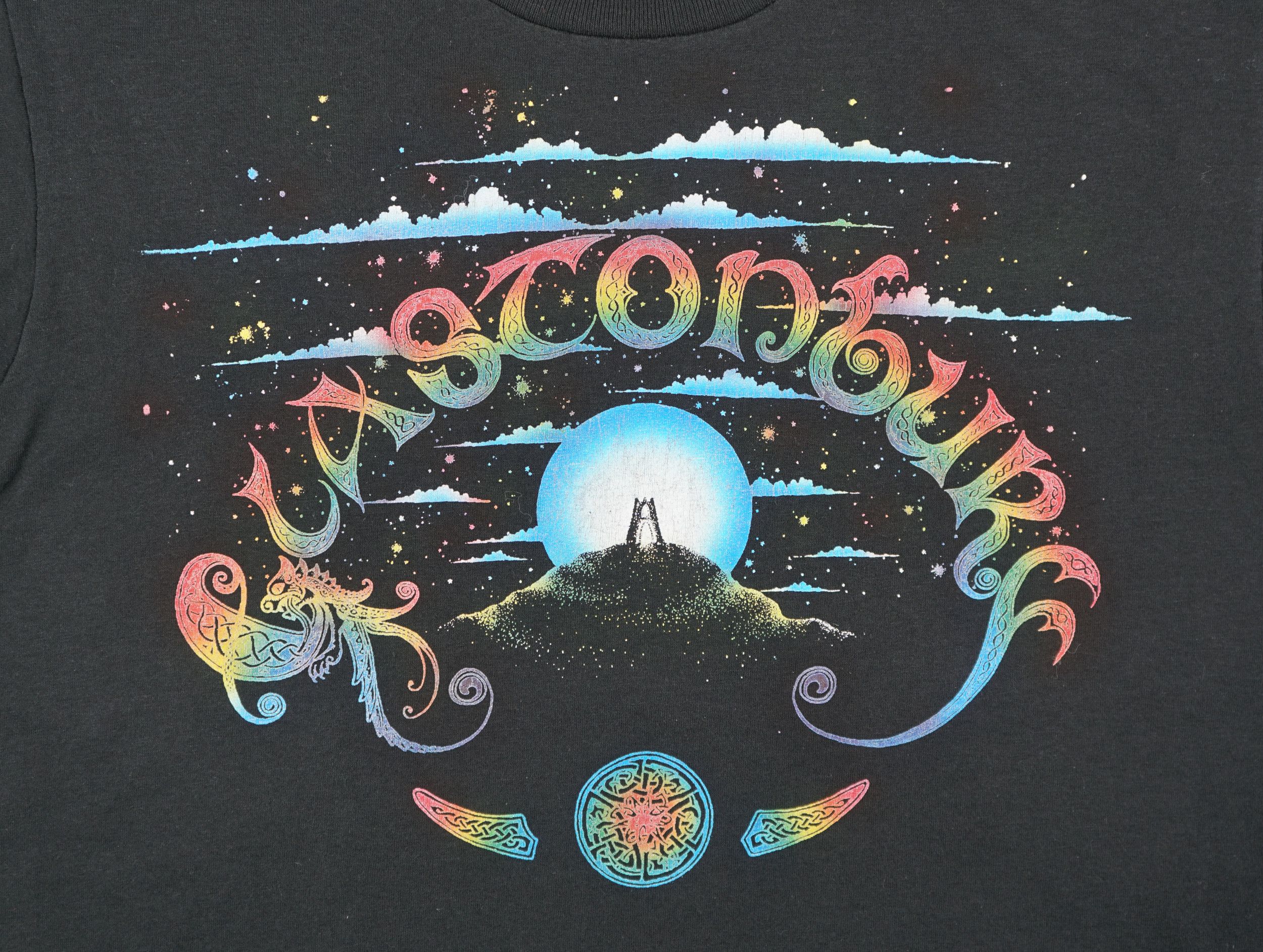 Band Tees × Vintage Vintage 1990s Glastonbury Festival T-Shirt Single Stitch Size US M / EU 48-50 / 2 - 2 Thumbnail