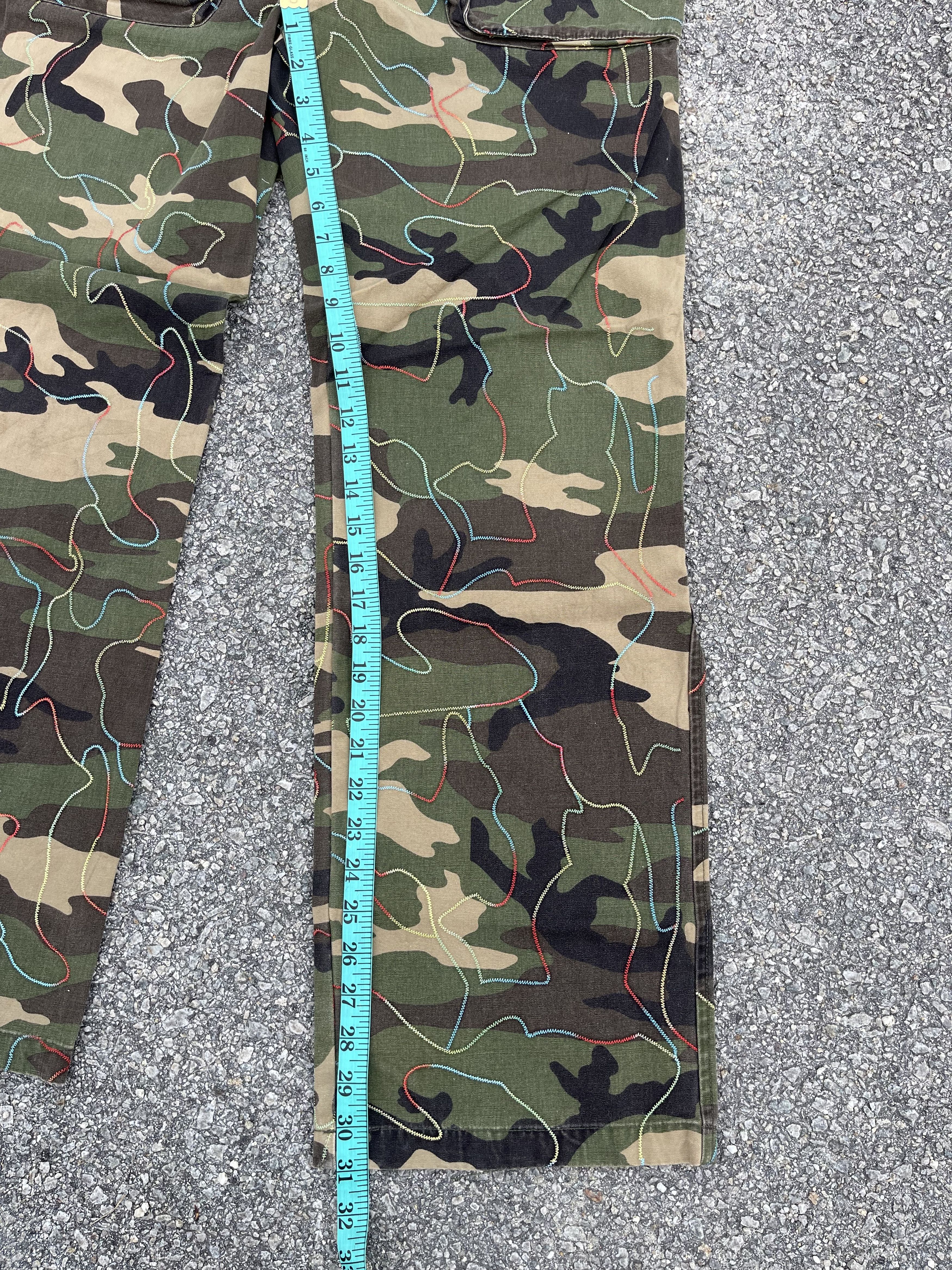 55DSL × Le Grande Bleu (L.G.B.) Army Camouflage Cargo Rainbow Embroidery Stitching Size US 30 / EU 46 - 12 Thumbnail