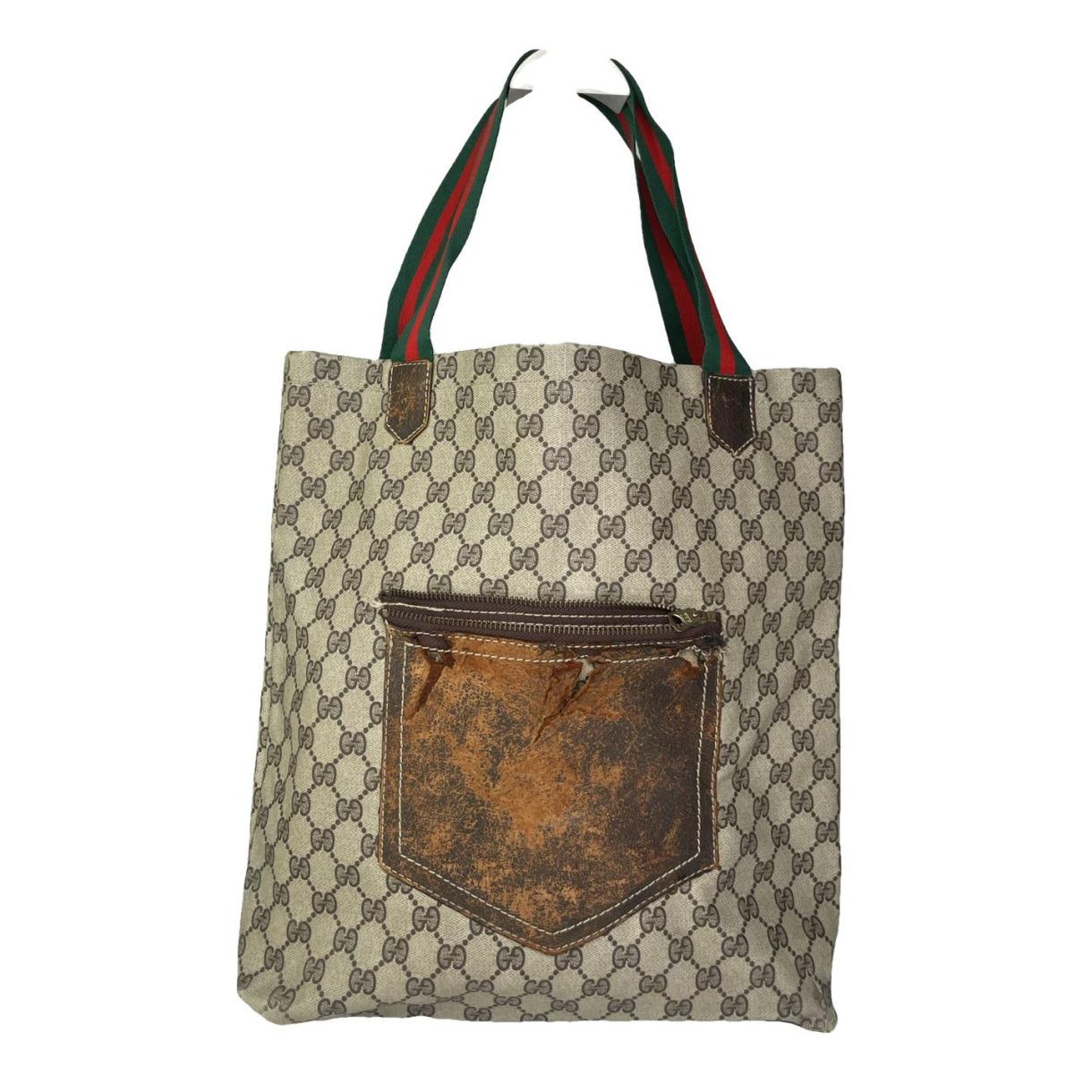 Gucci Ophidia Grey Leather Handbag Size ONE SIZE - 1 Thumbnail