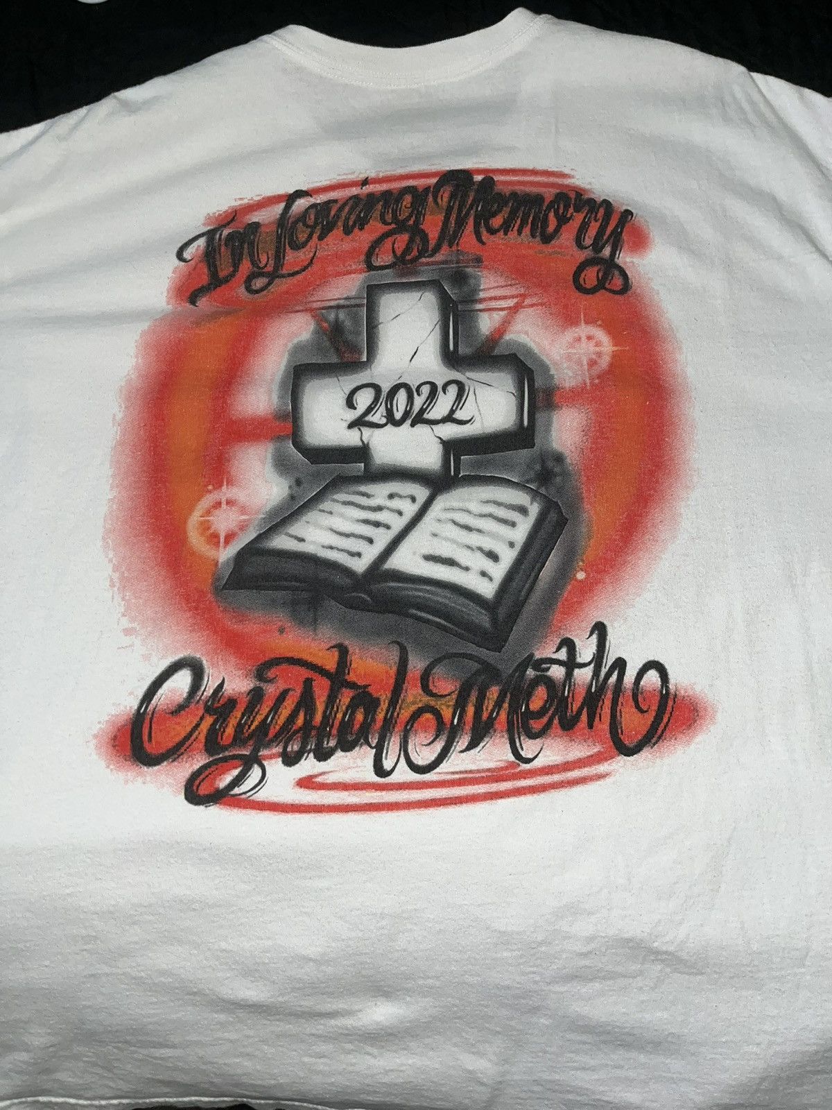 Foulplay Company × Fuck The Population × G59 Records Crystal meth 2022 tour tee Size US XXL / EU 58 / 5 - 2 Thumbnail