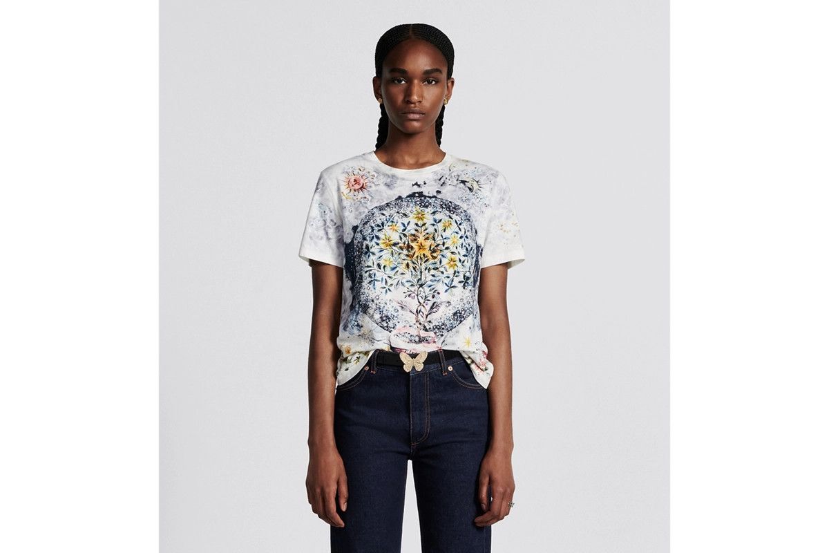 Dior o1bcso1str0225 T-Shirt in White Size M / US 6-8 / IT 42-44 - 5 Thumbnail