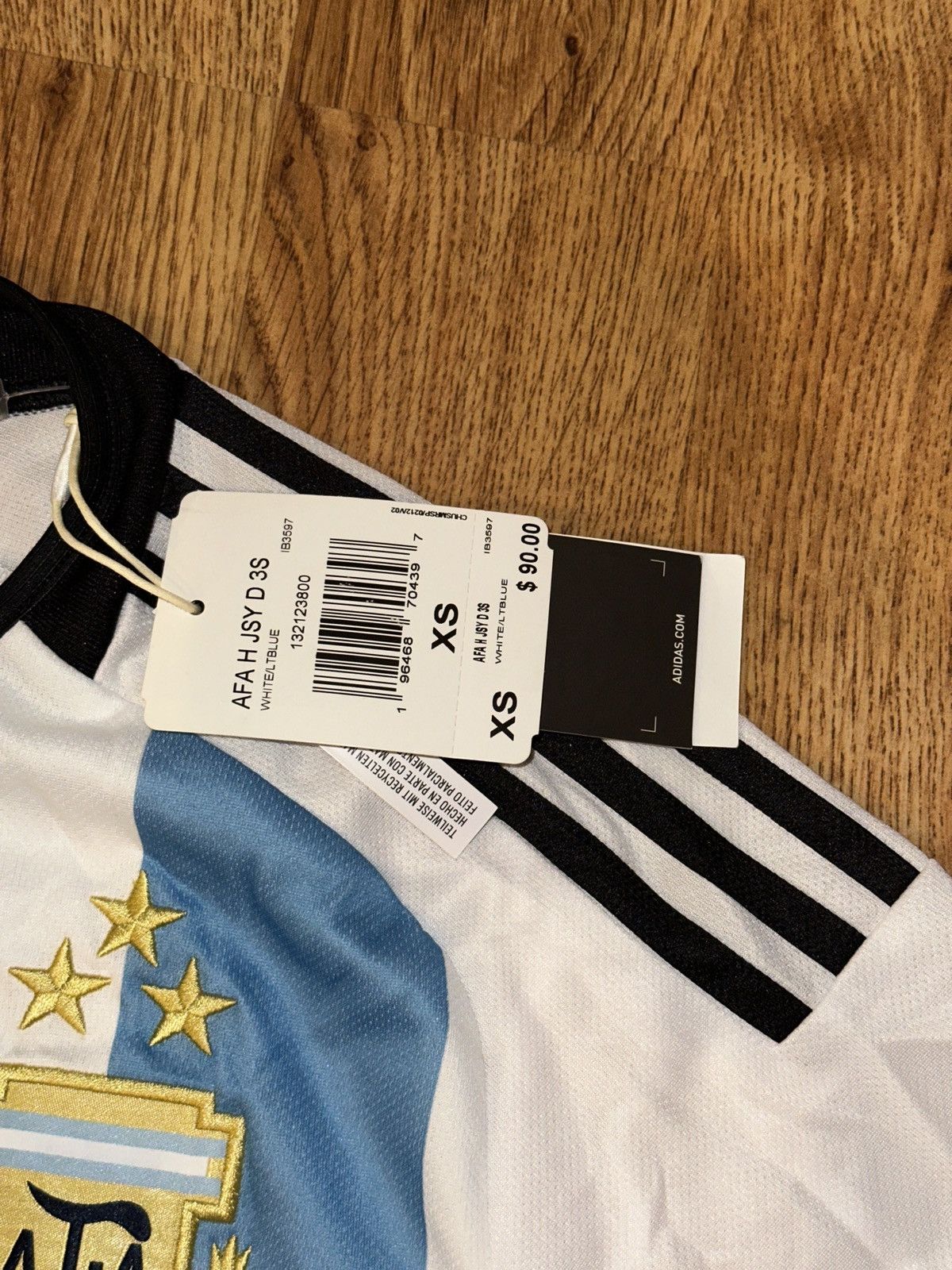 Adidas Adidas Argentina 2022 World Cup Winners Home Jersey IB3597 Size US XS / EU 42 / 0 - 5 Thumbnail