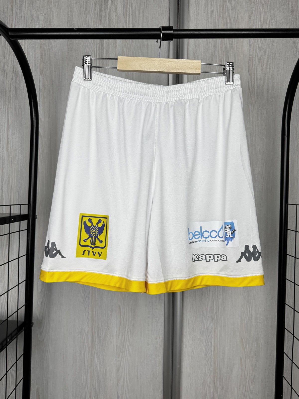 Kappa Kappa Kombat STVV Sint-Truiden match issue soccer shorts M Size US 32 / EU 48 - 2 Thumbnail