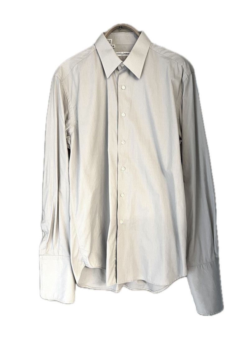 Dolce & Gabbana Vintage Dolce&Gabbana point collar grey dress shirt. Size US L / EU 52-54 / 3 - 1 Thumbnail