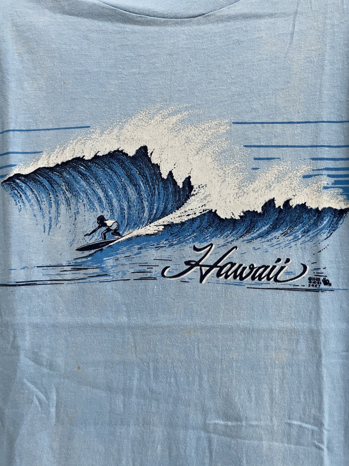Hanes × Vintage Vintage Hawaii 80s T-Shirt Size US M / EU 48-50 / 2 - 3 Thumbnail