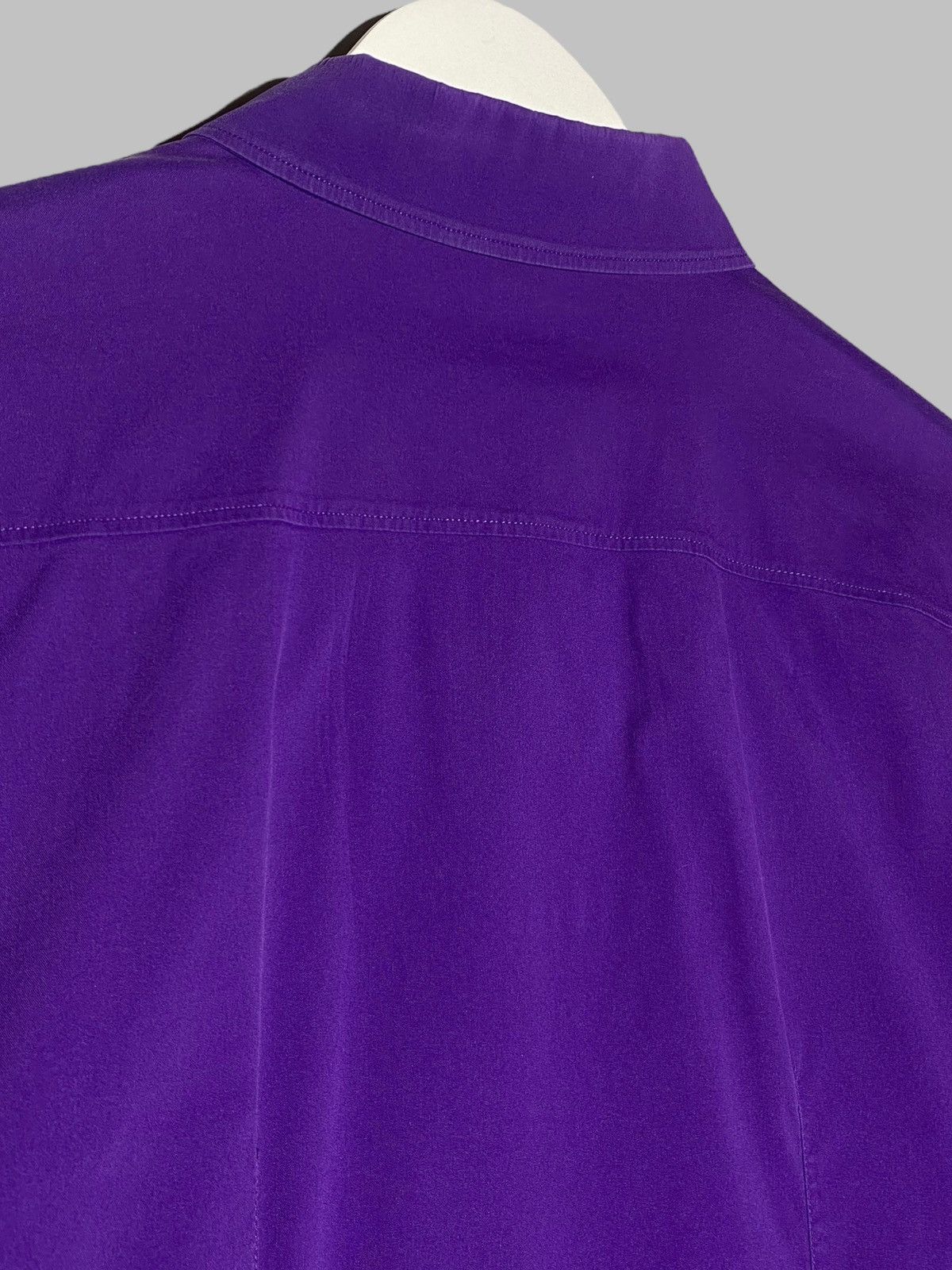 Gucci × Vintage Vintage Gucci Women’s purple Button Up Shirt Size 46 Size L / US 10 / IT 46 - 13 Thumbnail