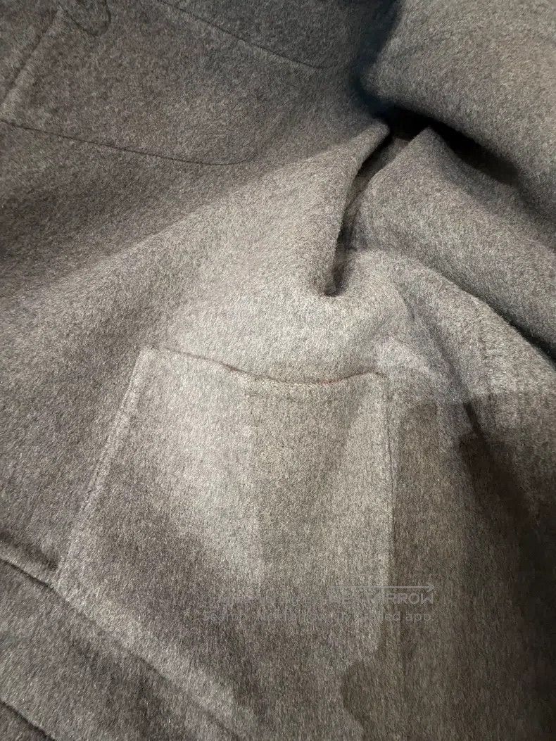 Hermes Hermes Double-faced Cashmere Patch Leather Short Jacket Size XXS / US 00 / IT 34 - 4 Thumbnail