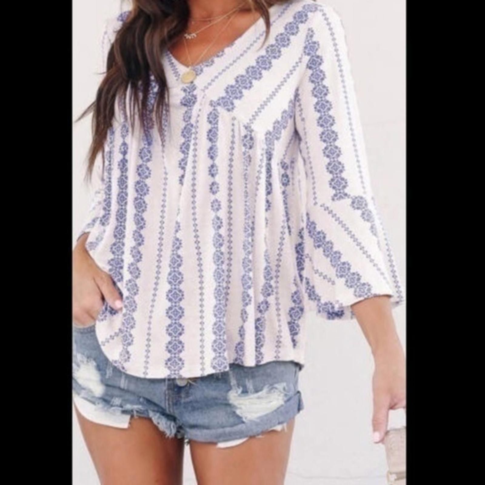 Designer Boho Top​ NWT​​​ Size M / US 6-8 / IT 42-44 - 1 Thumbnail
