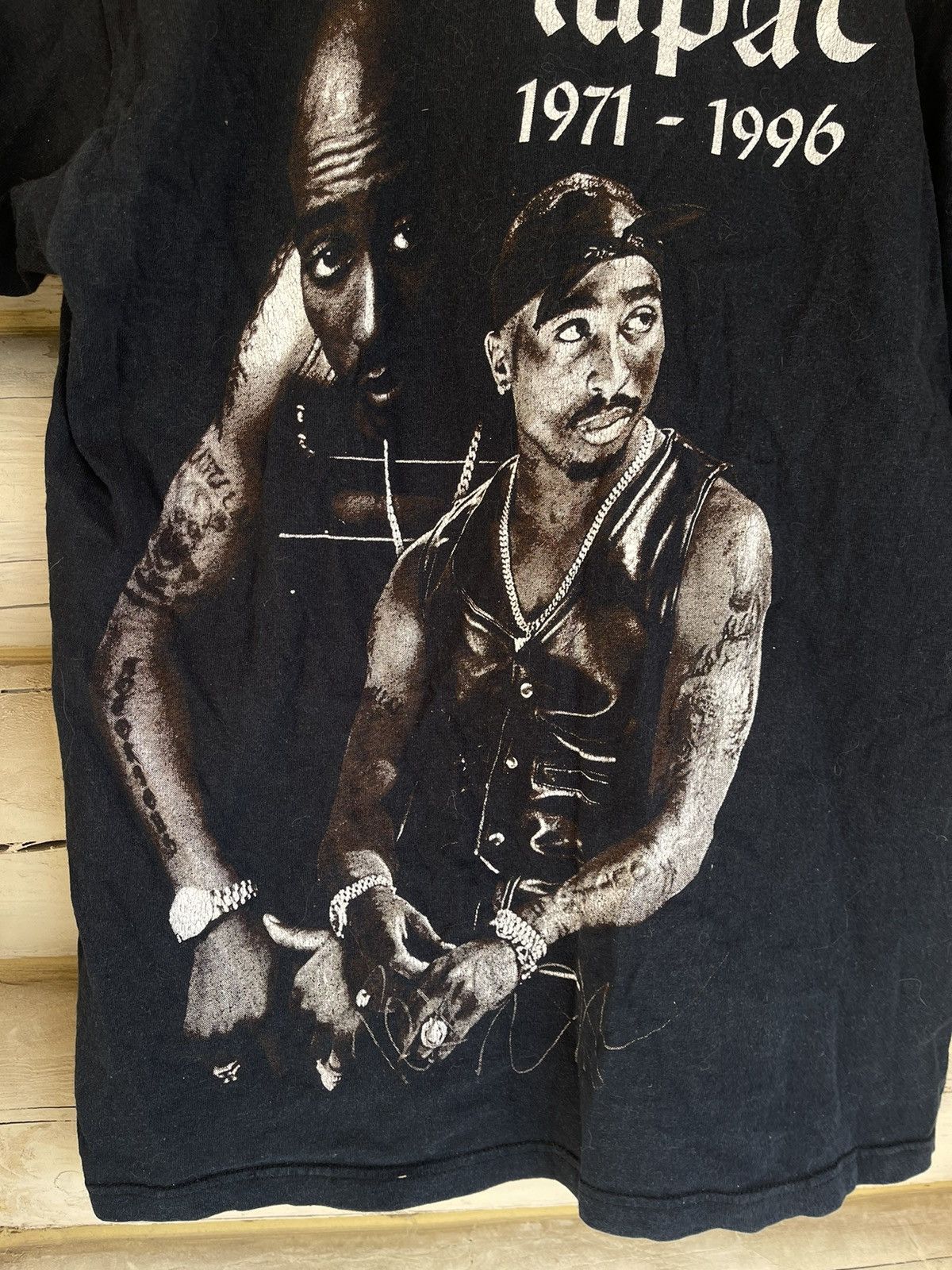 Rap Tees × Vintage Y2K Vintage Tupac 2pac R.I.P Memory t-shirt tee Size US M / EU 48-50 / 2 - 10 Thumbnail