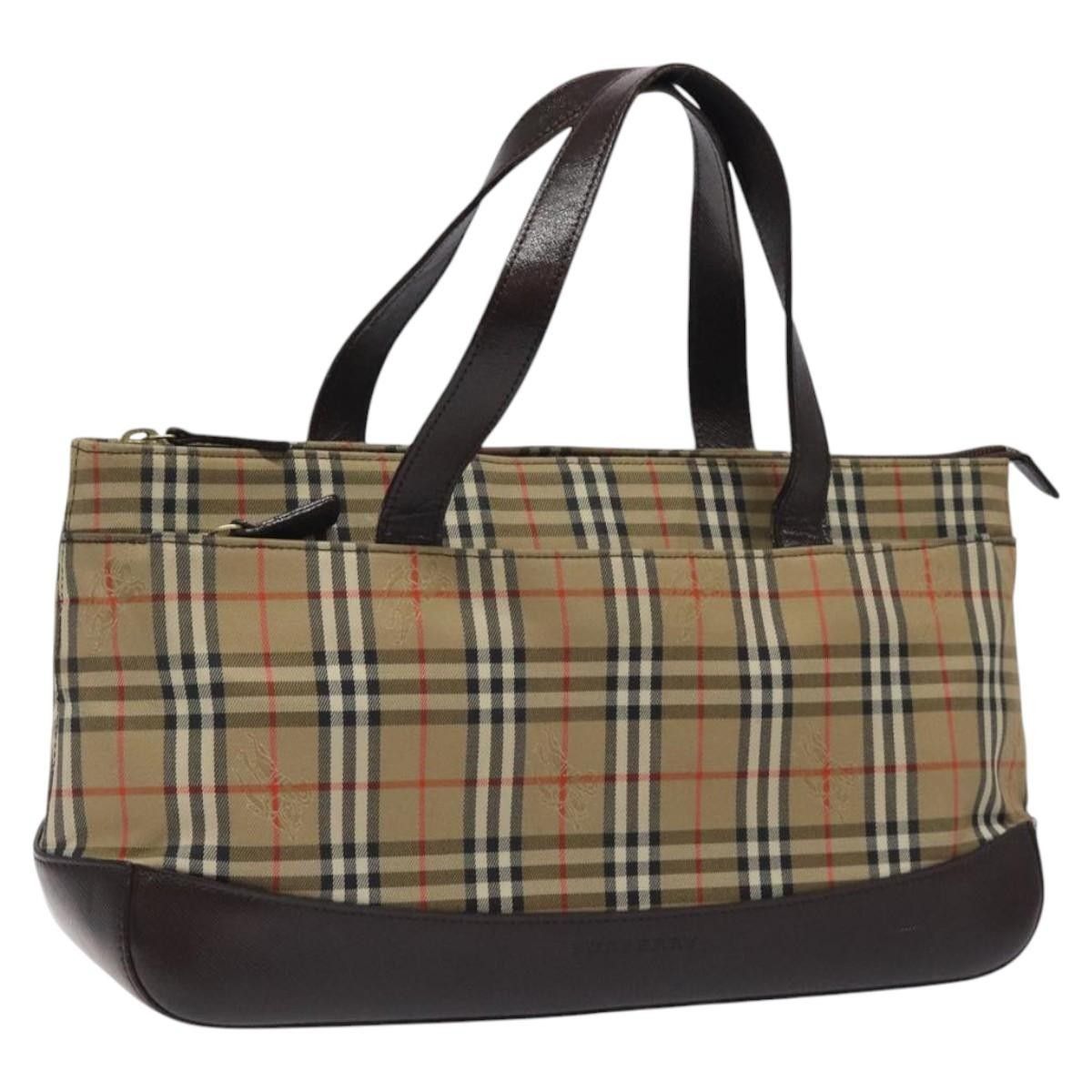 Burberry Burberry Nova Check Handbag Nova Check Canvas and leather Size ONE SIZE - 1 Thumbnail