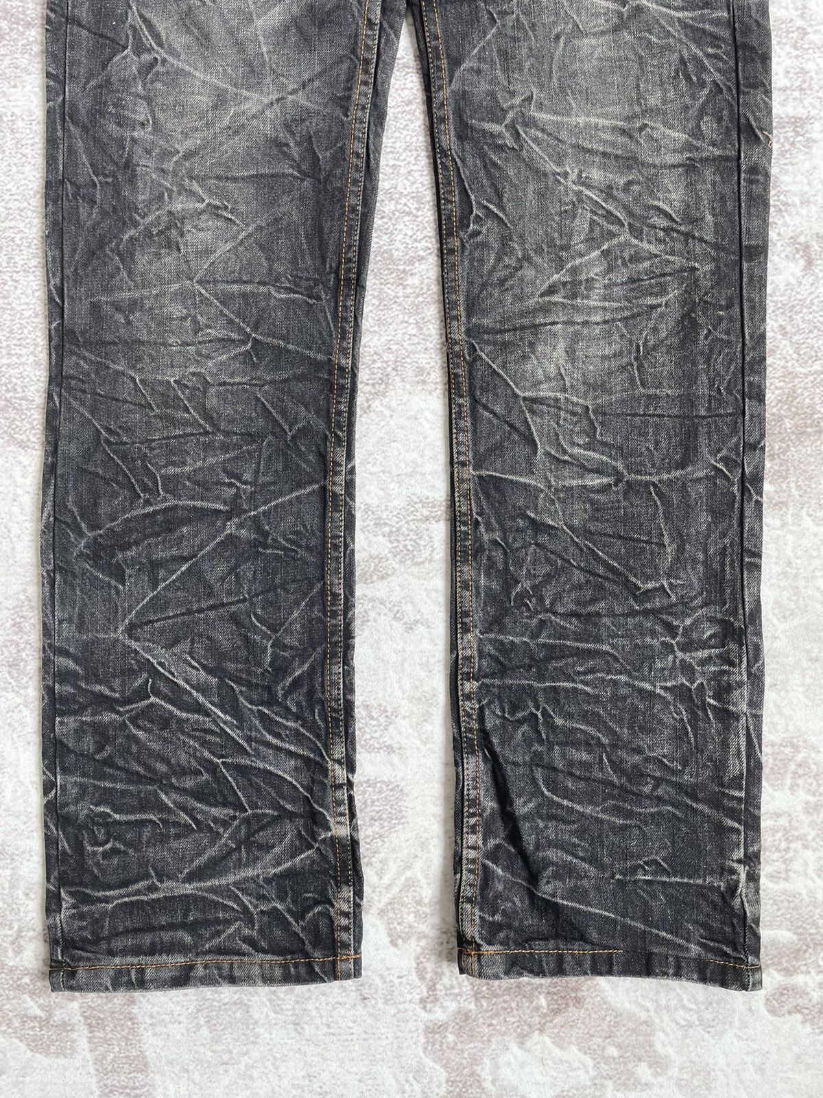 Japanese Brand Vintage NYLAUS Double Waist Denim Pants Size US 32 / EU 48 - 6 Thumbnail