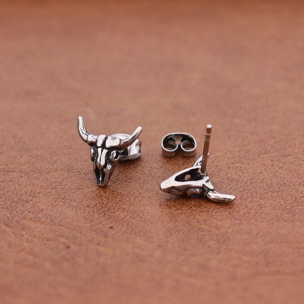 Jewelry Vintage Goat Head Earrings Size ONE SIZE - 4 Thumbnail