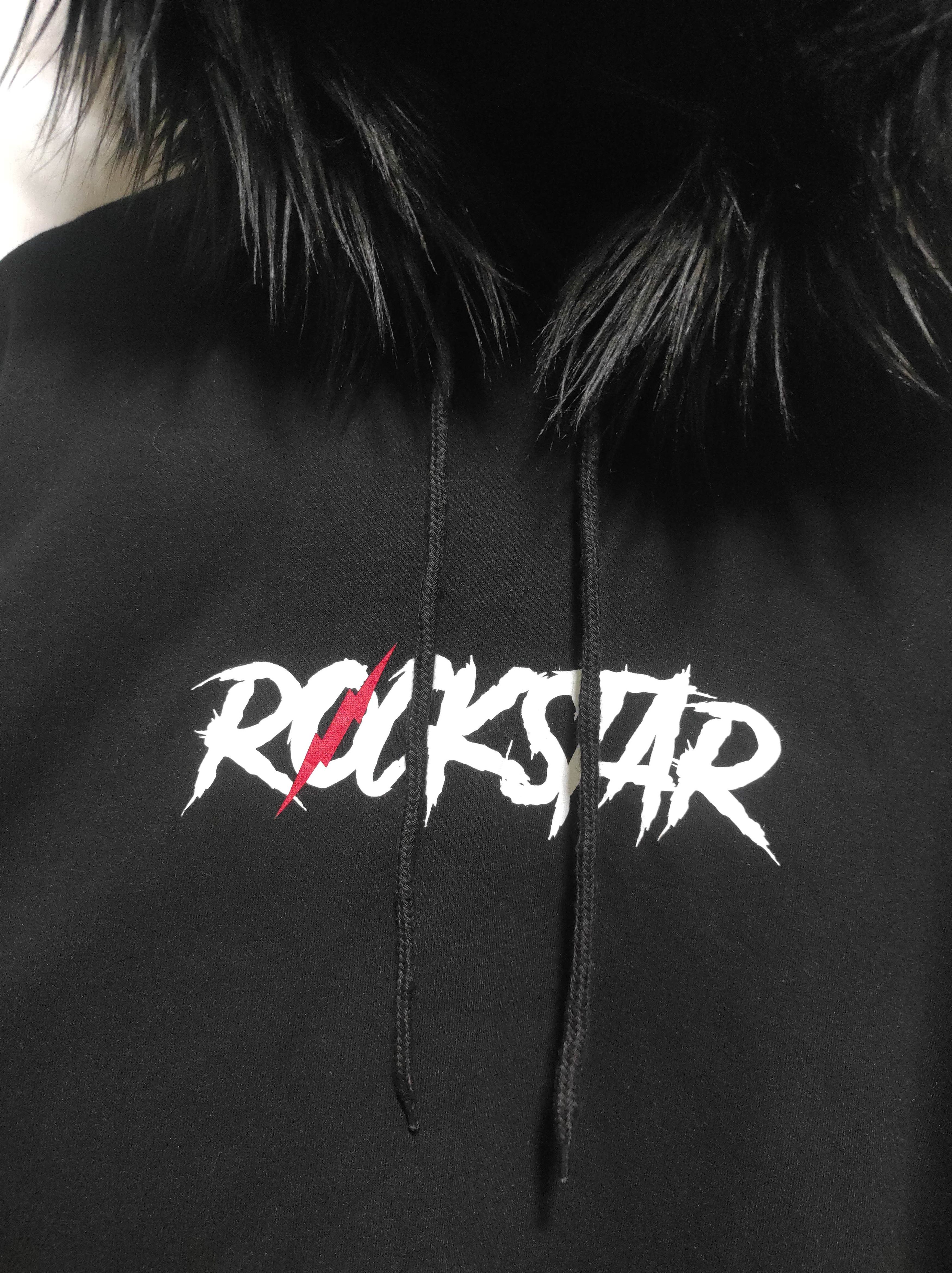 Hysteric Glamour Rock Psysho Double Layer Fur Hoodie Lgb IfSixWasNine style Size US L / EU 52-54 / 3 - 7 Thumbnail