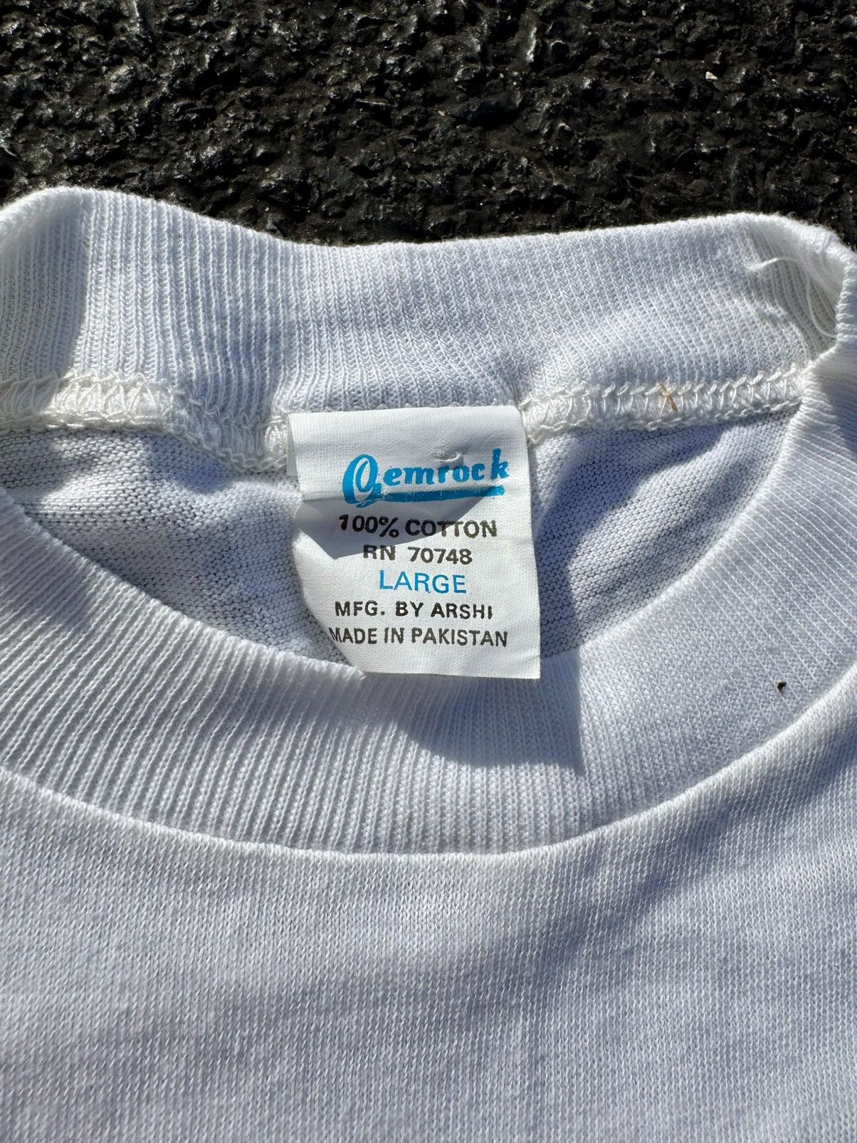 Vintage Vintage 1980’s Gemrock Fat Obese Funny Humor T-Shirt Size US L / EU 52-54 / 3 - 6 Thumbnail