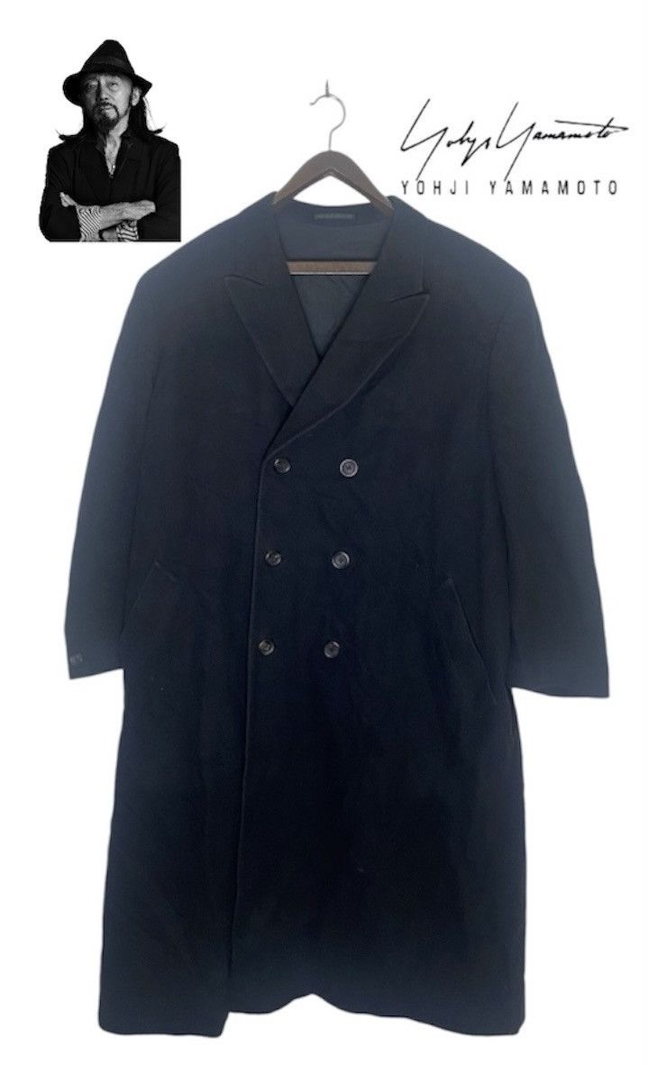 Yohji Yamamoto Vintage Japanese fashion Master Yohji Yamamoto Wool coat Size US M / EU 48-50 / 2 - 1 Thumbnail