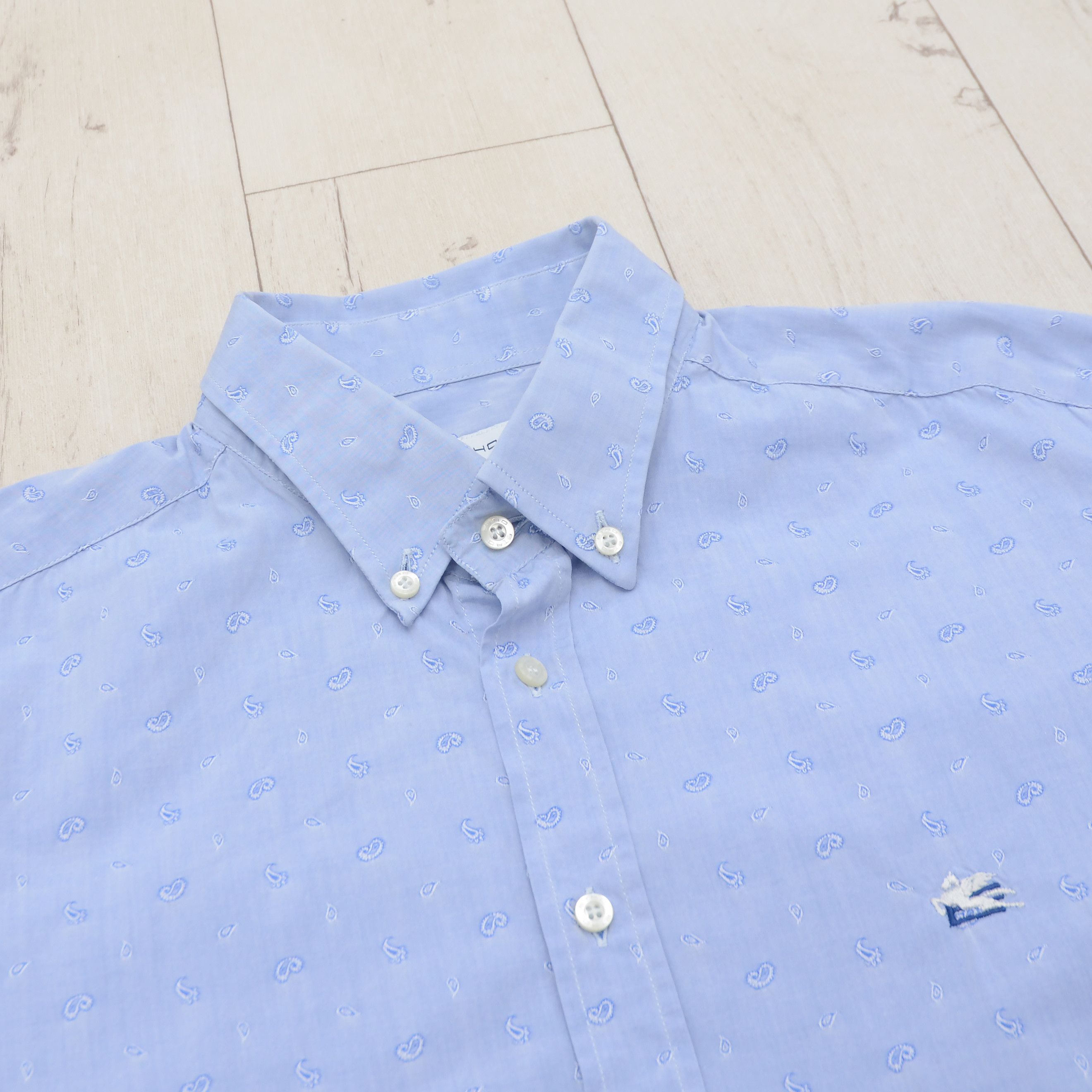 Eton Rare ETON Paisley All Over Printed Long Sleeve Button Shirt Size US M / EU 48-50 / 2 - 6 Thumbnail