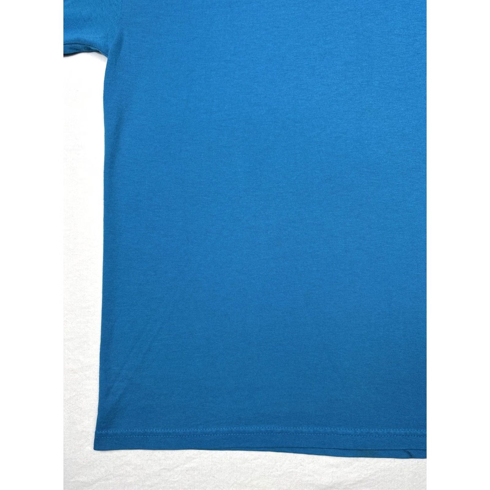 Hanes Hanes Heavyweight 50/50 T-Shirt M Blue VTG Crew Neck Short Sleeve Men Regular Size M Multiface Stitch Y2K Size US M / EU 48-50 / 2 - 4 Thumbnail