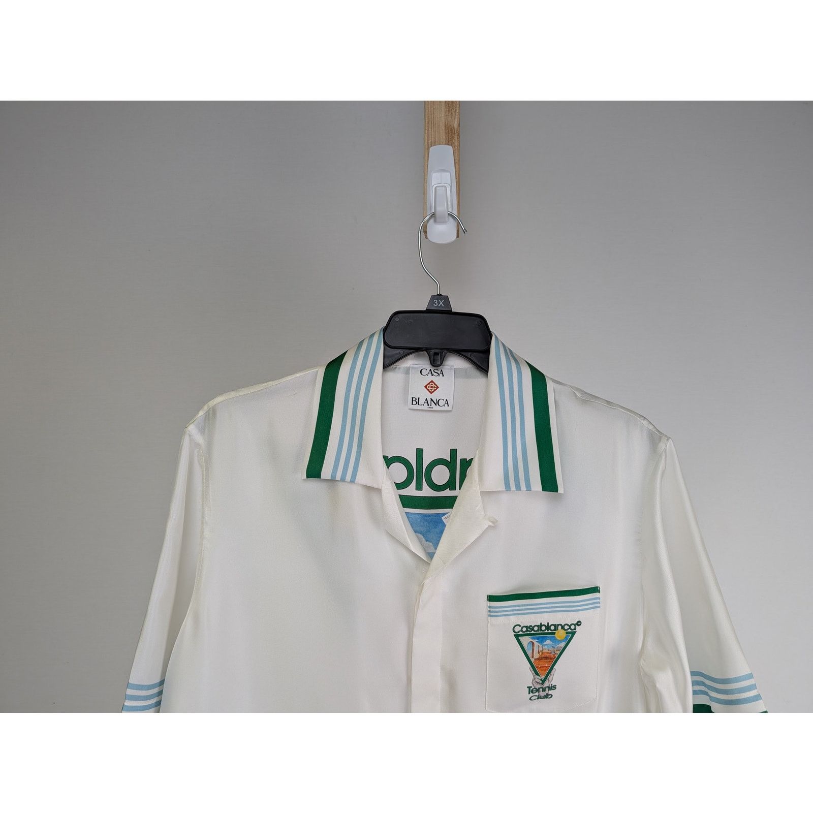 Casablanca o1rshd1 Metaphysical Tennis Short Sleeve Curban Collar Shirt Size US M / EU 48-50 / 2 - 4 Thumbnail