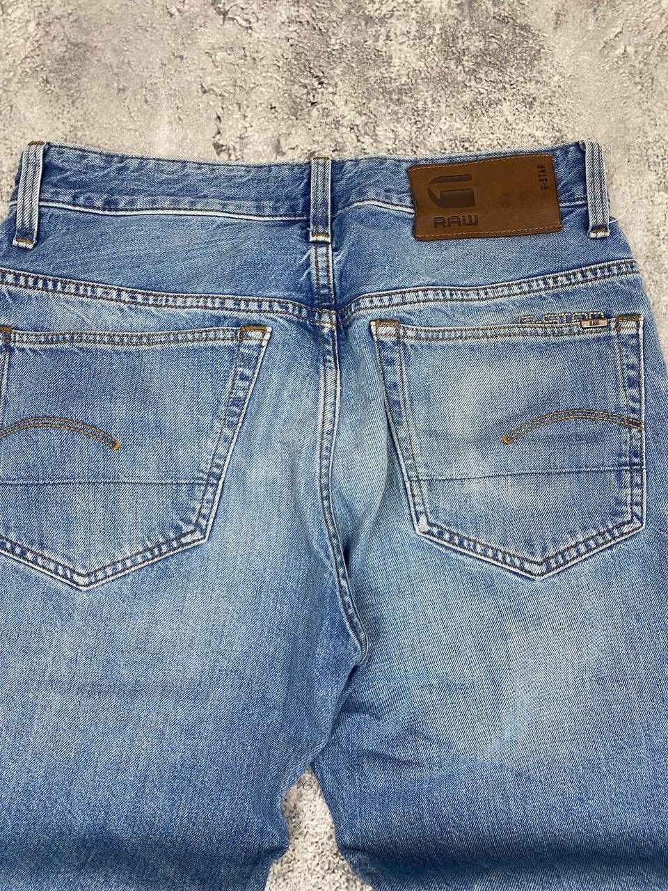 G-Star G-Star Raw 3301 Loose Men Denim Jeans Blue Straight Fit W29 Size US 29 - 2 Thumbnail