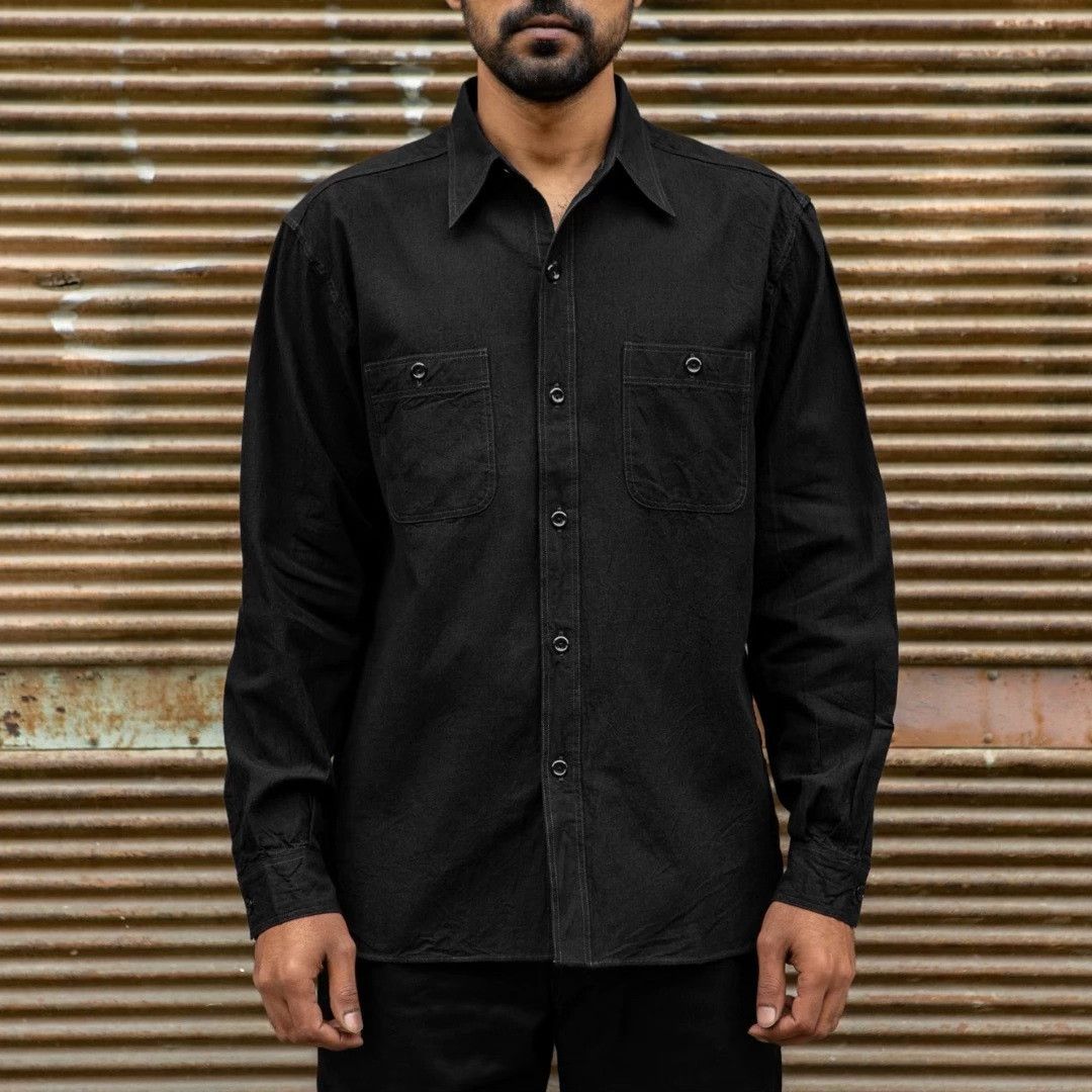 Buzz Rickson's Buzz Rickson's x William Gibson Chambray Work Shirt Size US M / EU 48-50 / 2 - 1 Thumbnail