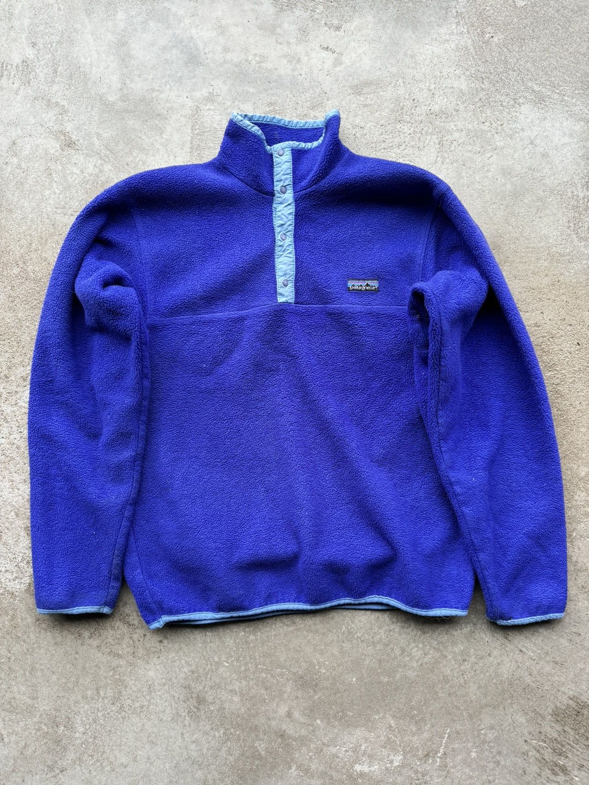 image of 90’S Patagonia Synchilla Fleece Vintage in Purple, Men's (Size Small)