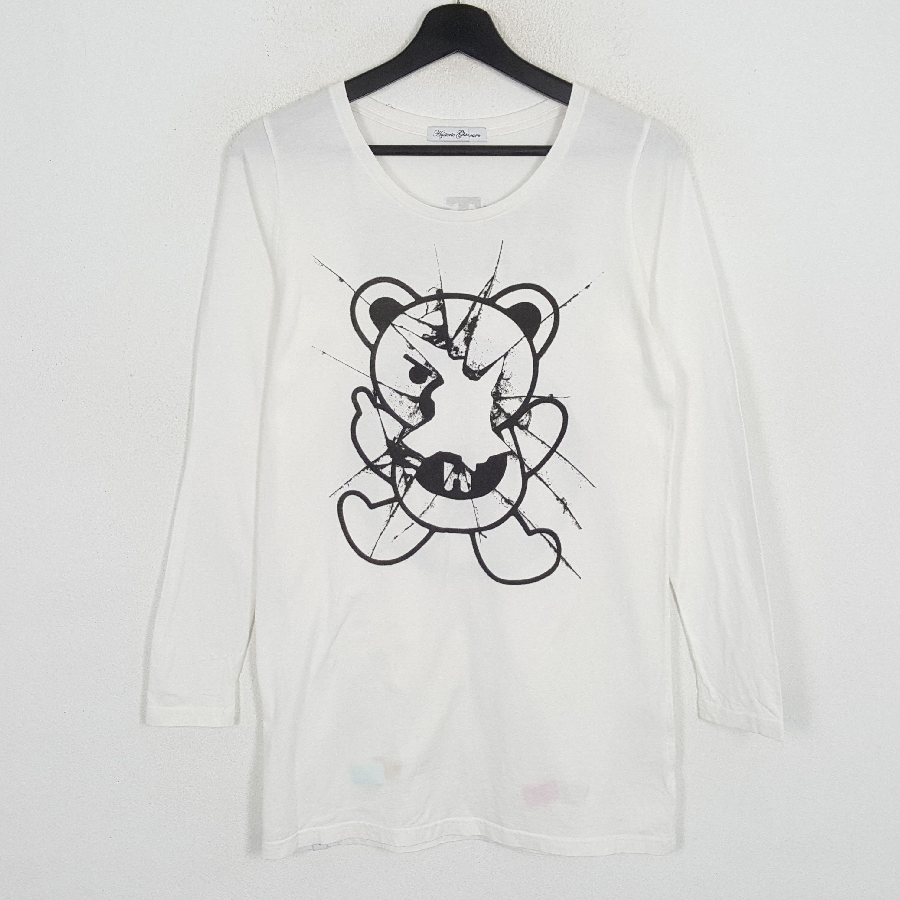 Hysteric Glamour × Japanese Brand × Vintage HYSTERIC GLAMOUR Japanese Brand Custom Art Tshirt Size S / US 4 / IT 40 - 3 Thumbnail