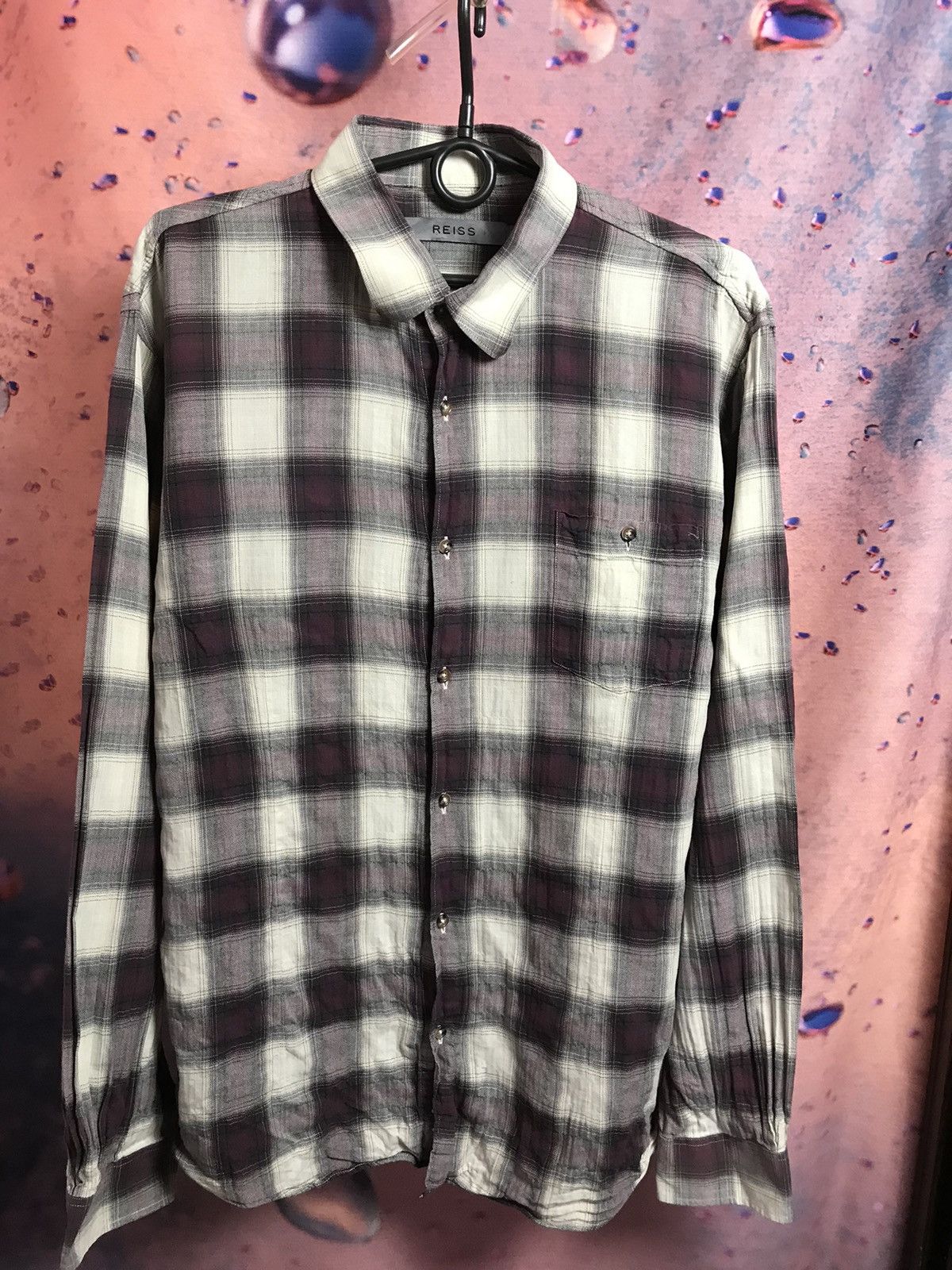 Reiss Reiss luxury streetwear shirt Size US XL / EU 56 / 4 - 2 Thumbnail