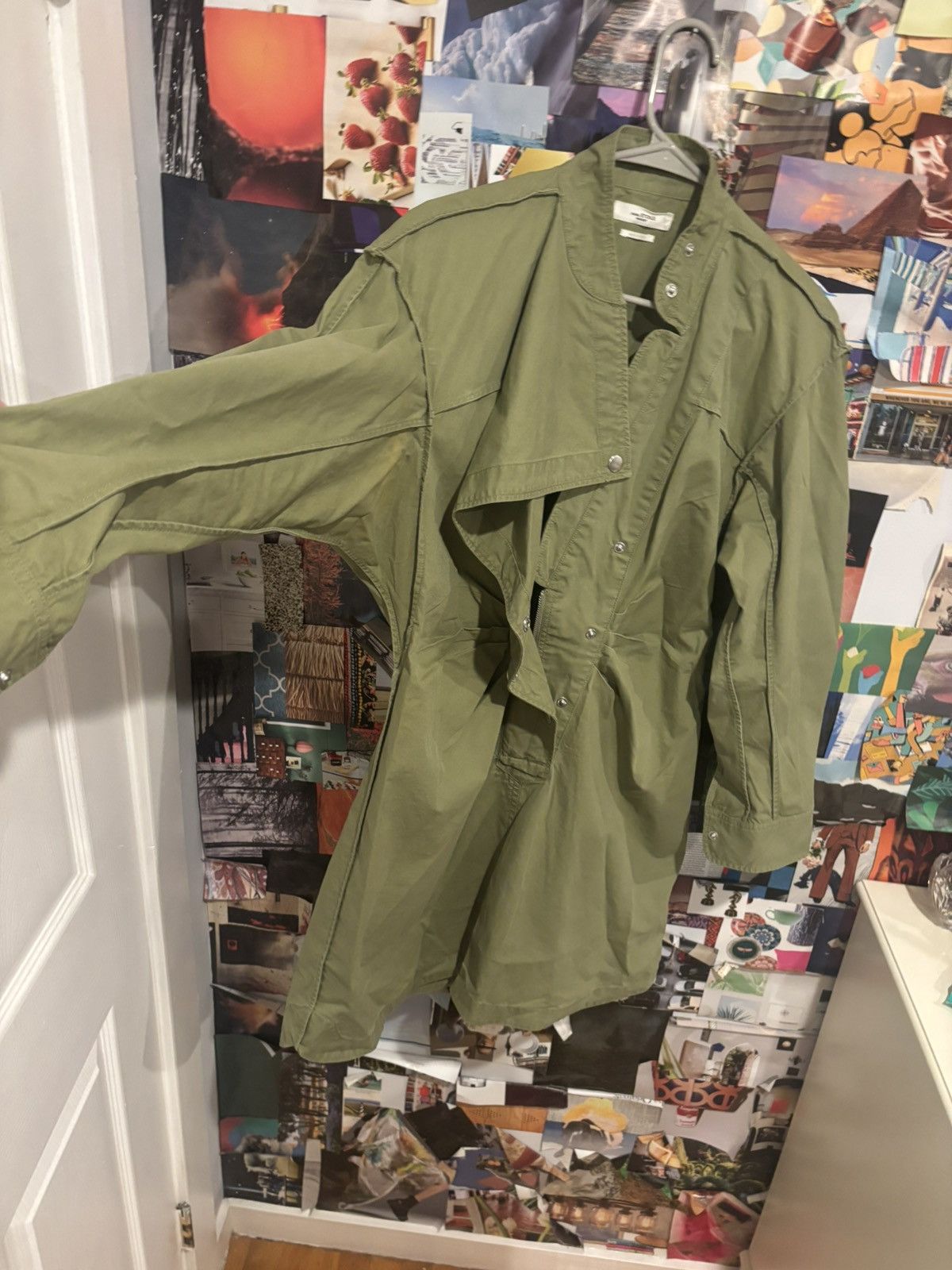 Isabel Marant Etoile Isabel Marant Étoile Linore Trench Coat Dress Size M / US 6-8 / IT 42-44 - 8 Thumbnail