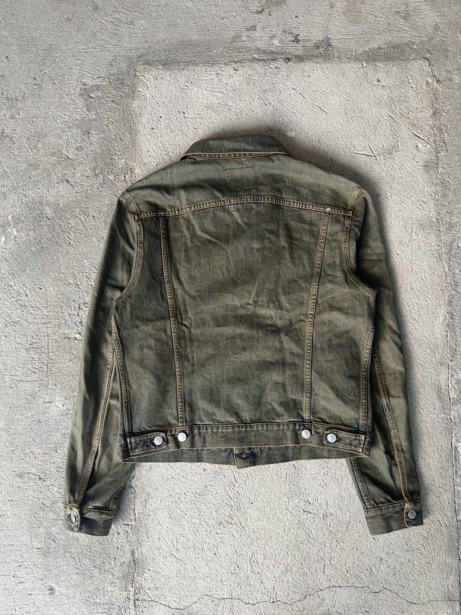 Helmut Lang 1997 Helmut Lang Vintage Stained Denim Jacket Size US M / EU 48-50 / 2 - 12 Thumbnail