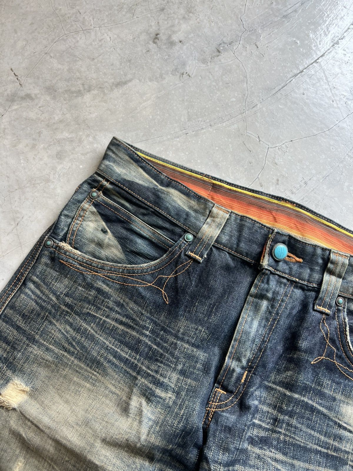 Edwin Edwin Blue Trip Tag size 34 Actual 36x29.5 Size US 34 / EU 50 - 4 Thumbnail