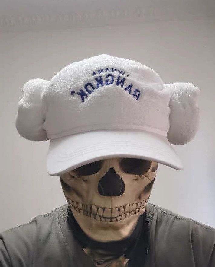 Japanese Brand Avant garde y2k chunky sauna steamed towel cap hat Size ONE SIZE - 6 Thumbnail