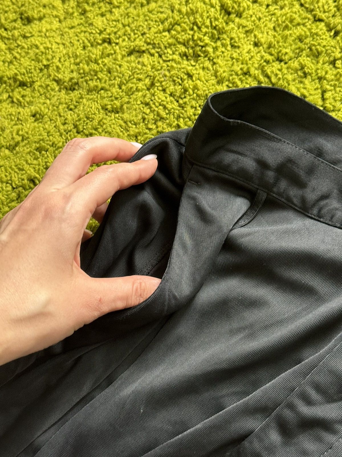 Cavalli Class × Just Cavalli × Roberto Cavalli Cavalli class avant garde palazzo black pants Size 32" / US 10 / IT 46 - 6 Thumbnail