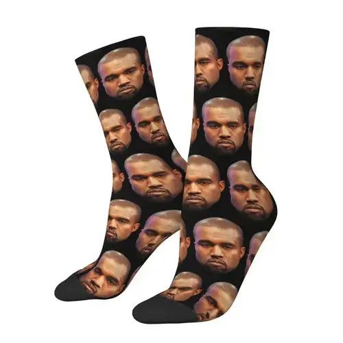 Japanese Brand Sad Kanye West Socks Size ONE SIZE - 4 Thumbnail