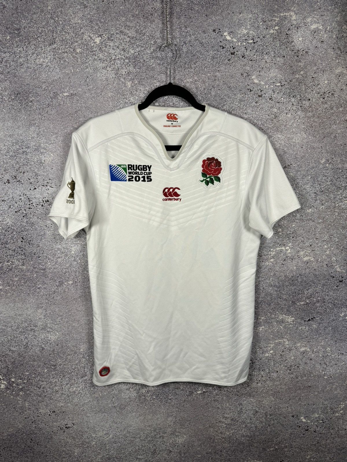 Canterbury of New Zealand England Rugby Union 2015 World Cup Canterbury Jersey Medium Size US M / EU 48-50 / 2 - 1 Thumbnail