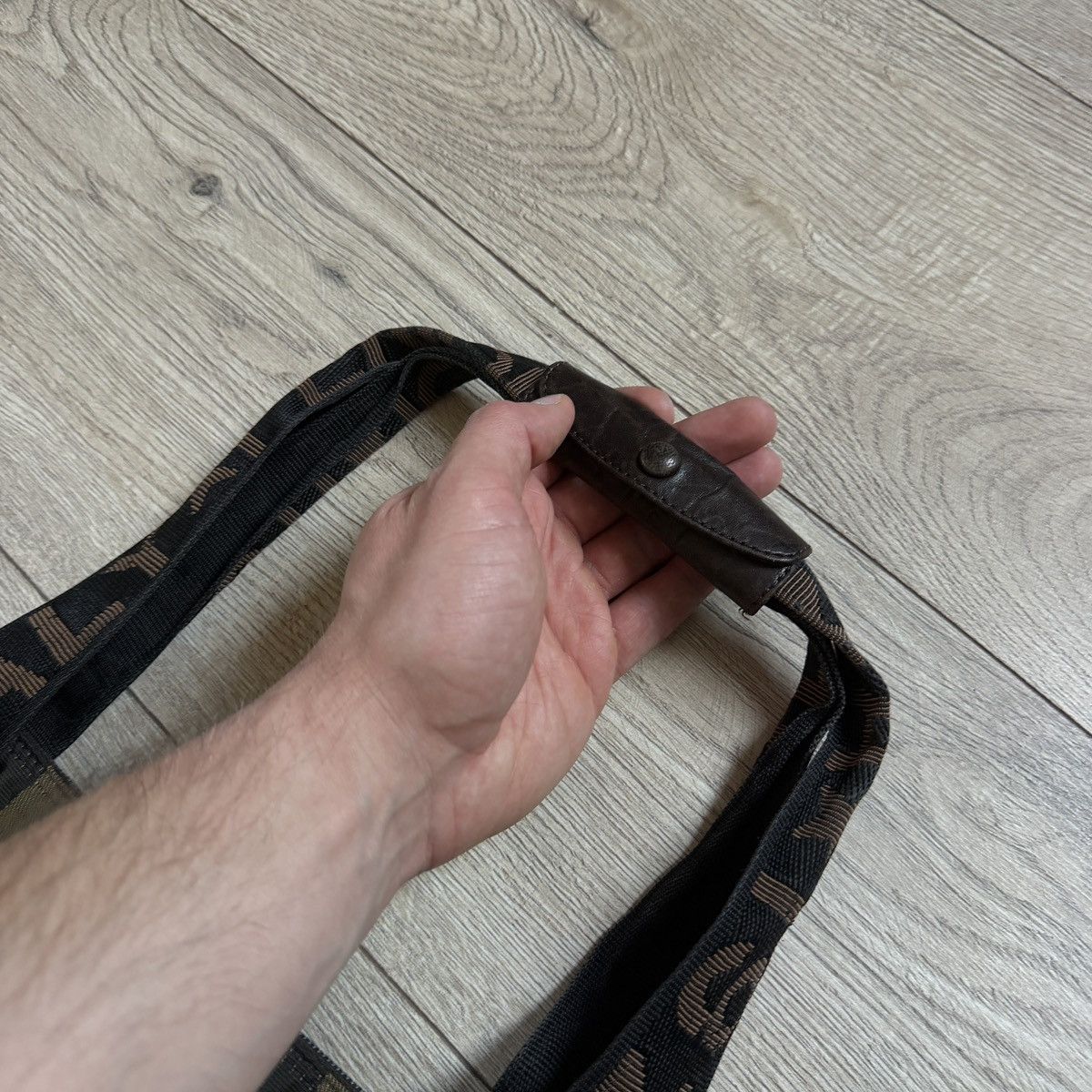 Fendi Vintage Fendi Zucca Small Monogram Handle Bag Size ONE SIZE - 4 Thumbnail