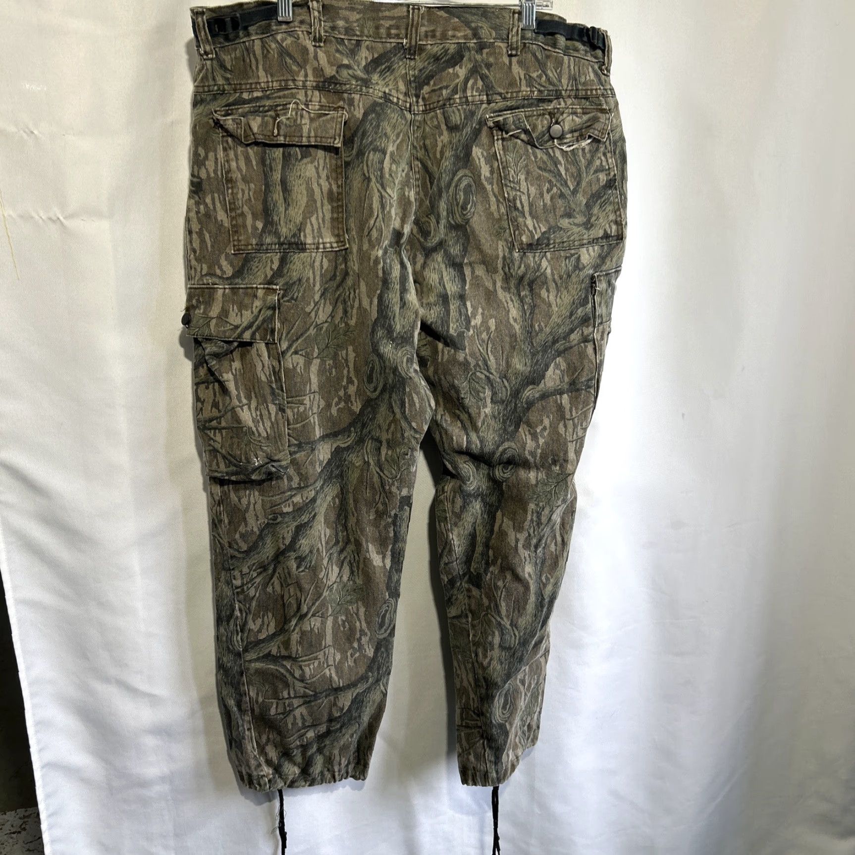 Vintage VINTAGE Mossy Oak Treestand Cargo Pants 42x30 Regular Men's Camouflage Brown 90s Mens Pants Size US 42 / EU 58 - 3 Thumbnail