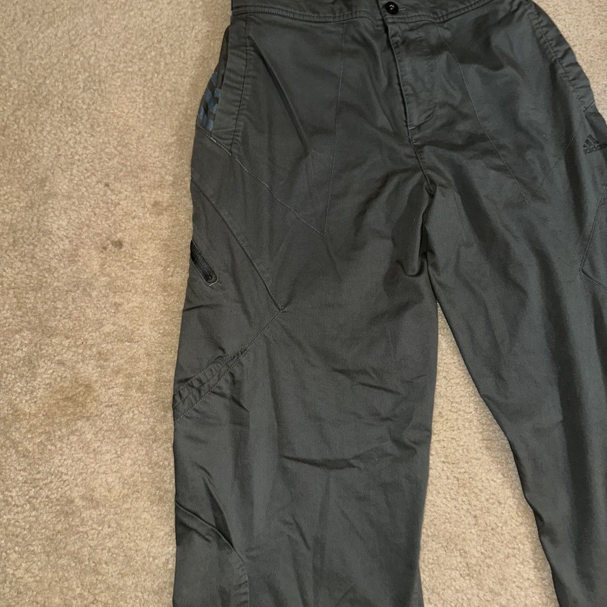 Adidas × Vintage Vintage adidas Cargo Tactical Utility Tech Pants Gray Size US 31 - 3 Thumbnail