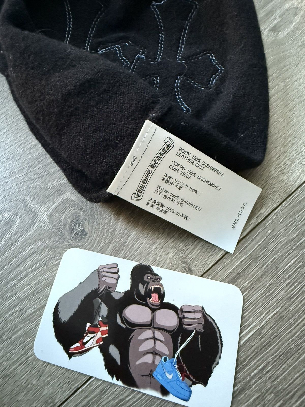 Chrome Hearts Chrome Hearts Triple Blue Cross Patch Face Mask Size ONE SIZE - 4 Thumbnail