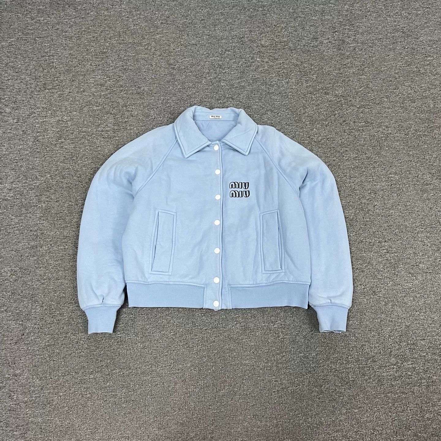 Miu Miu Miu Miu Large Logo Casual Jacket Size XS / US 0-2 / IT 36-38 - 1 Thumbnail