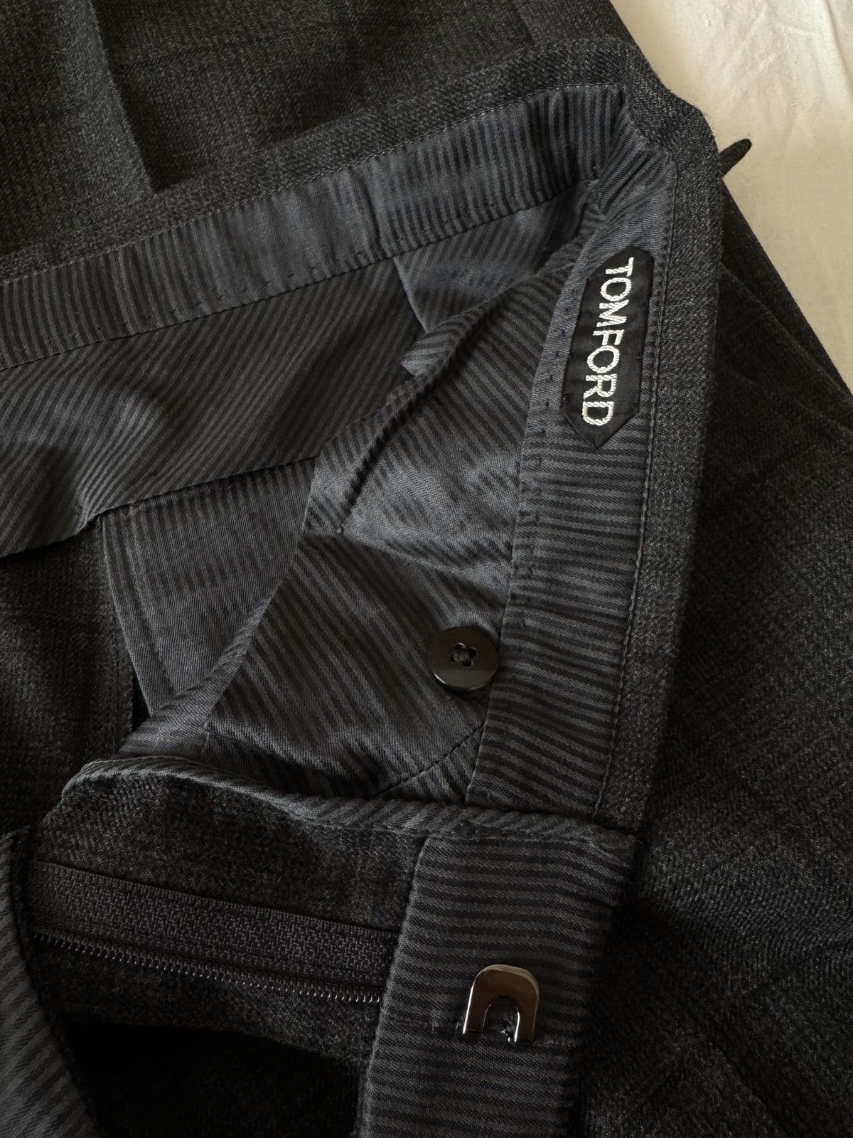 Tom Ford 🔥🔥 Tom Ford Check Wool Trousers Size US 36 / EU 52 - 10 Thumbnail