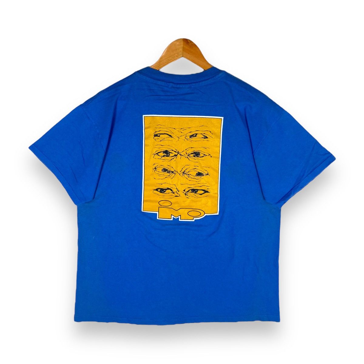 image of Vintage 90's Impression Snow Boards Made In Usa Tee in Blue, Men's (Size Large)