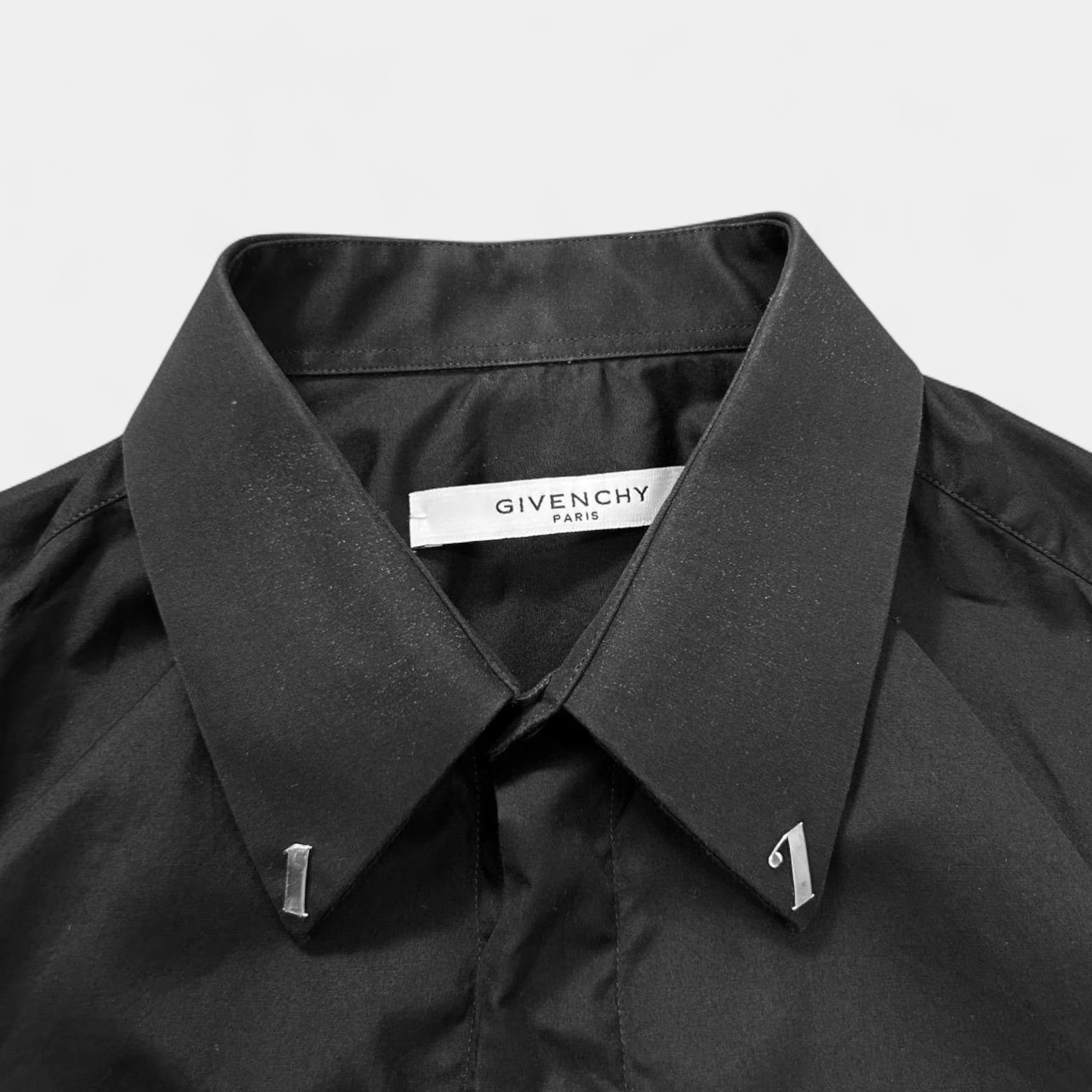 Givenchy Givenchy "17" Riccardo Tisci Black Shirt Size US M / EU 48-50 / 2 - 2 Thumbnail
