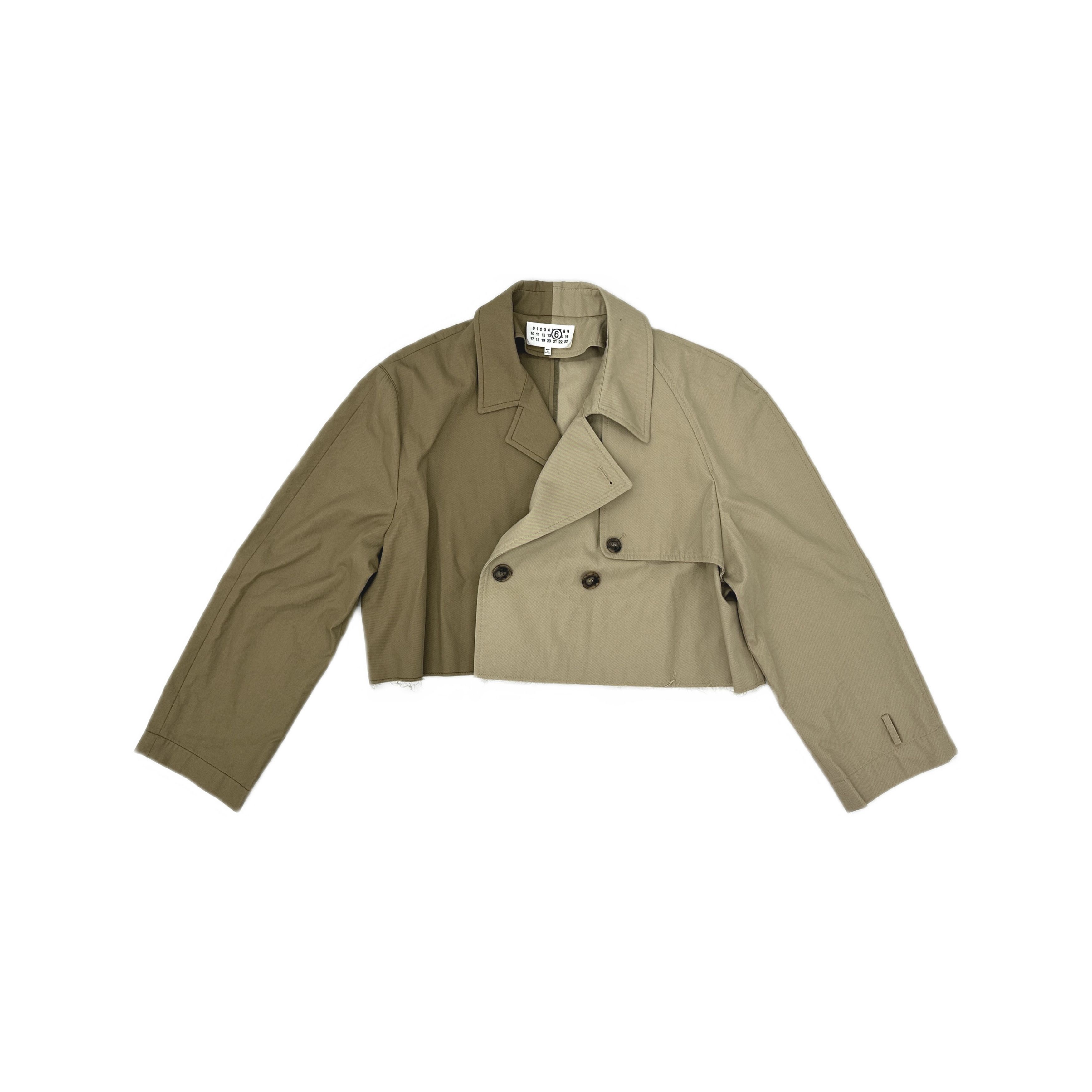 MM6 MM6 Maison Margiela Two-Tone Paneled Jacket Size 36 Size XS / US 0-2 / IT 36-38 - 1 Thumbnail