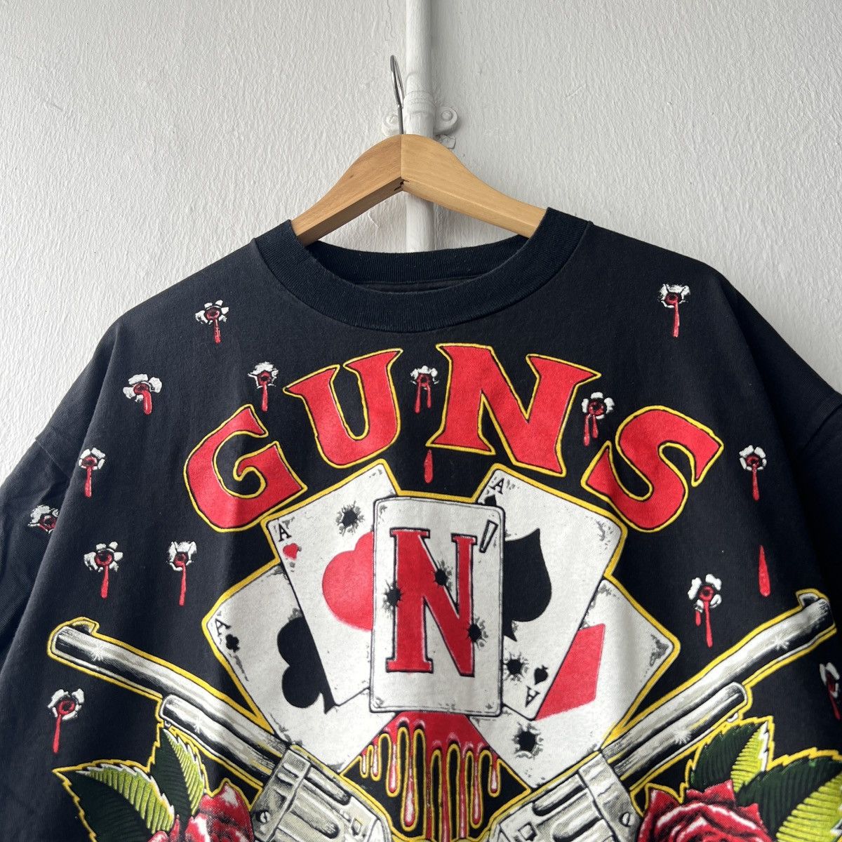 Other Vintage 1991 Guns N Roses OVP Tee Size US XL / EU 56 / 4 - 1 Thumbnail